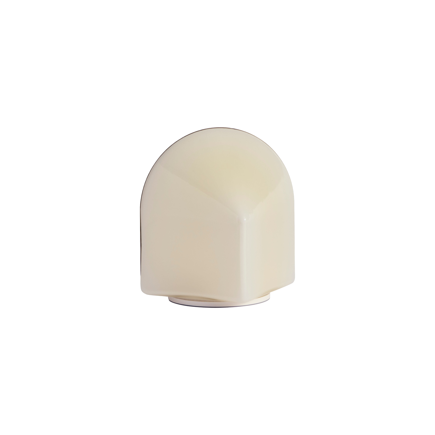 Hay White - Wireless Rechargeable Outdoor Lamp Parade - Hand-Blown Glass - Designer Viola Heyn-Johnsen