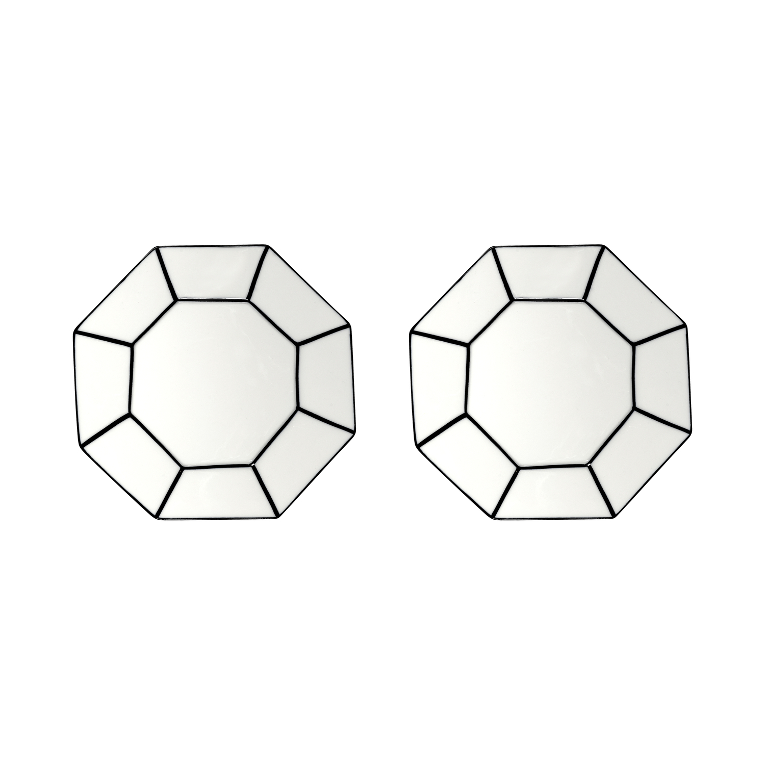 Serax White - Set Of 2 - Ø 18.5 Cm Carte Blanche - China - Designer Annebet Philps