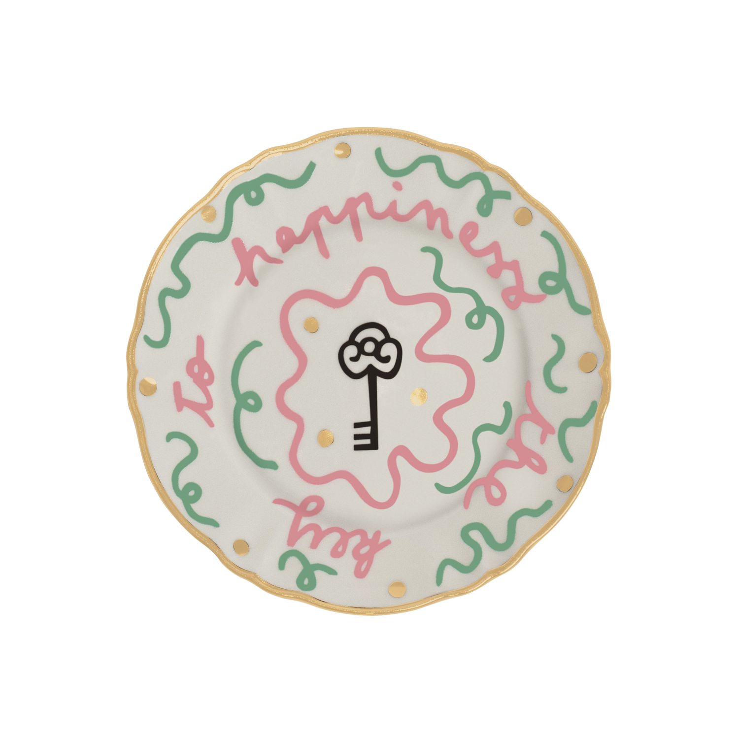 Bitossi Home - Petit Fours Plates Pangea - Multicoloured - China - Designer Pangea