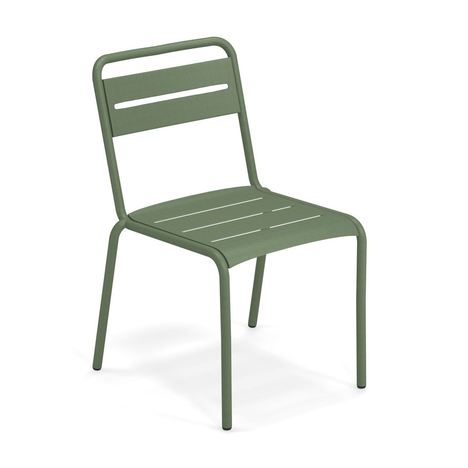 Emu Green - Stacking Chair Star - Aluminium