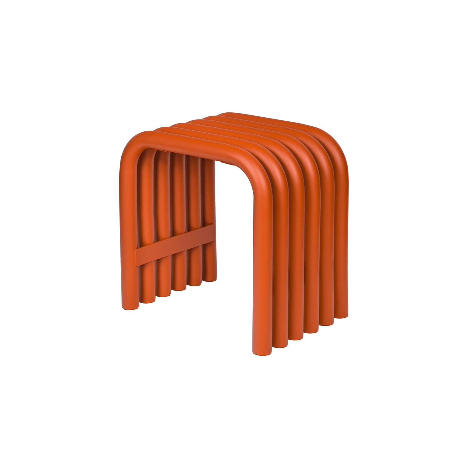 Noo.ma Orange Noo. Ma - Stool Nokk - Steel - Designer Noo. Ma Team