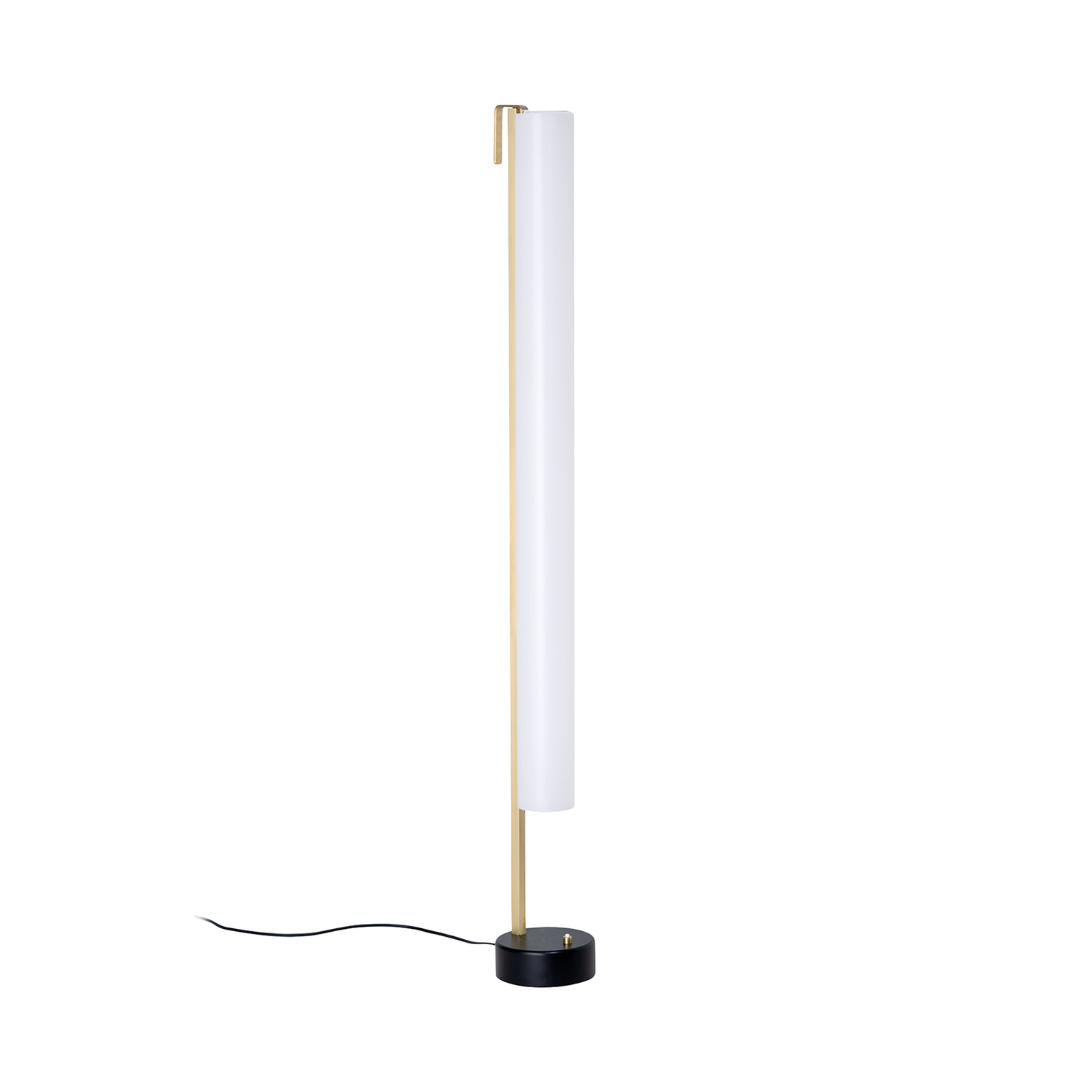 SAMMODE STUDIO - Lampadaire Pierre Guariche - Blanc - Laiton - Designer Pierre Guariche