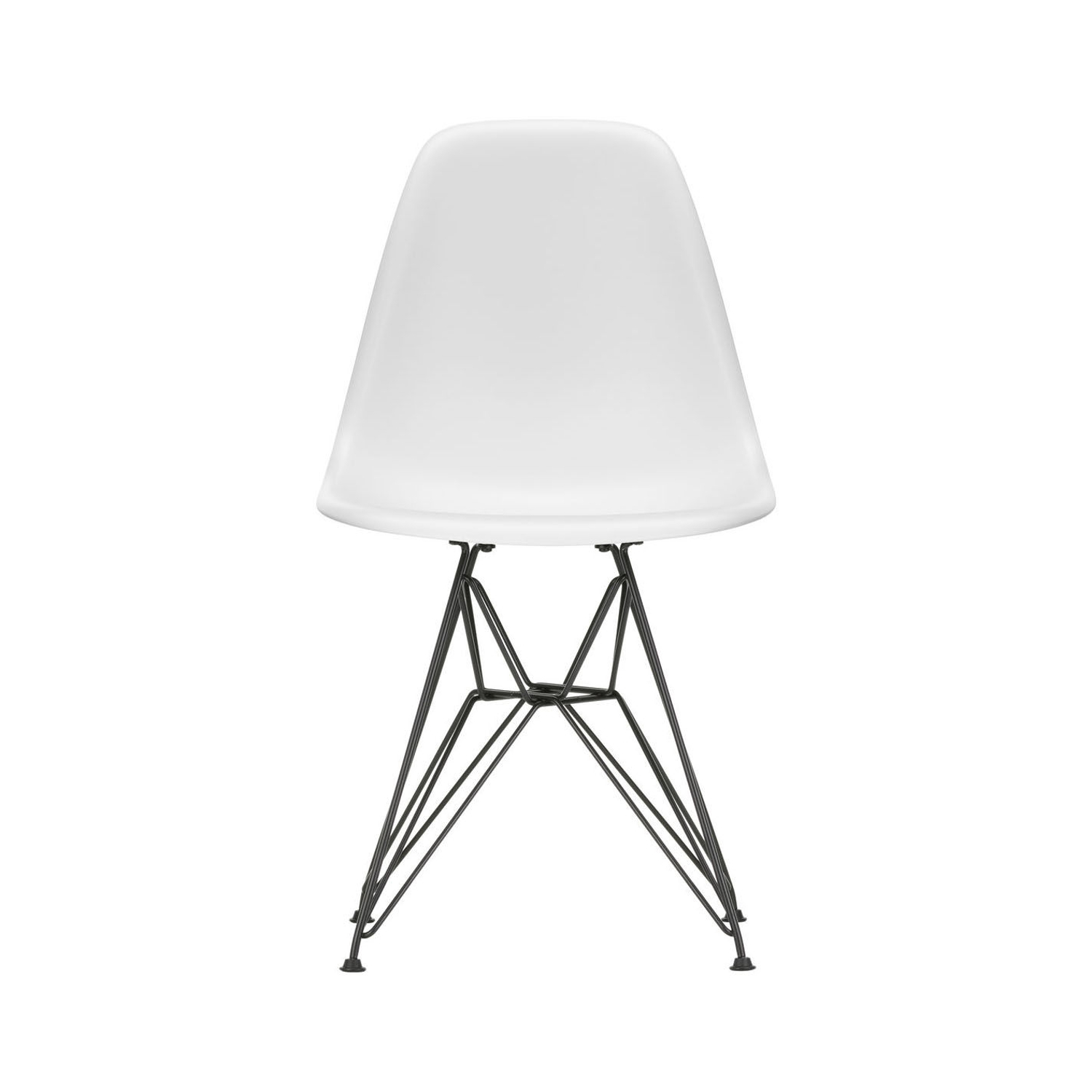 Vitra White - Chair Eames Plastic - Post-Consumer Recycled Plastic - Designer Charles & Ray Eames