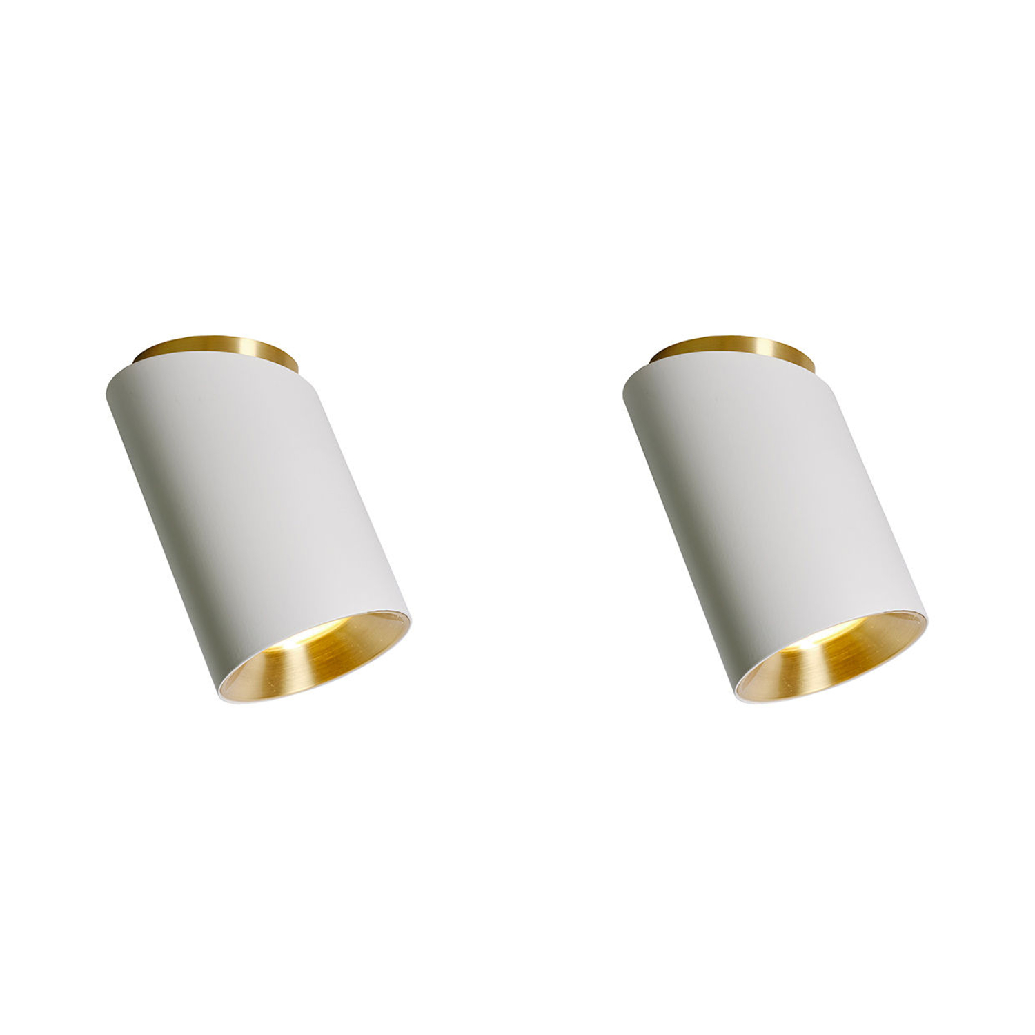 Dcw Éditions White - Promo Pack Tobo - Brass - Designer Marco Ferreri