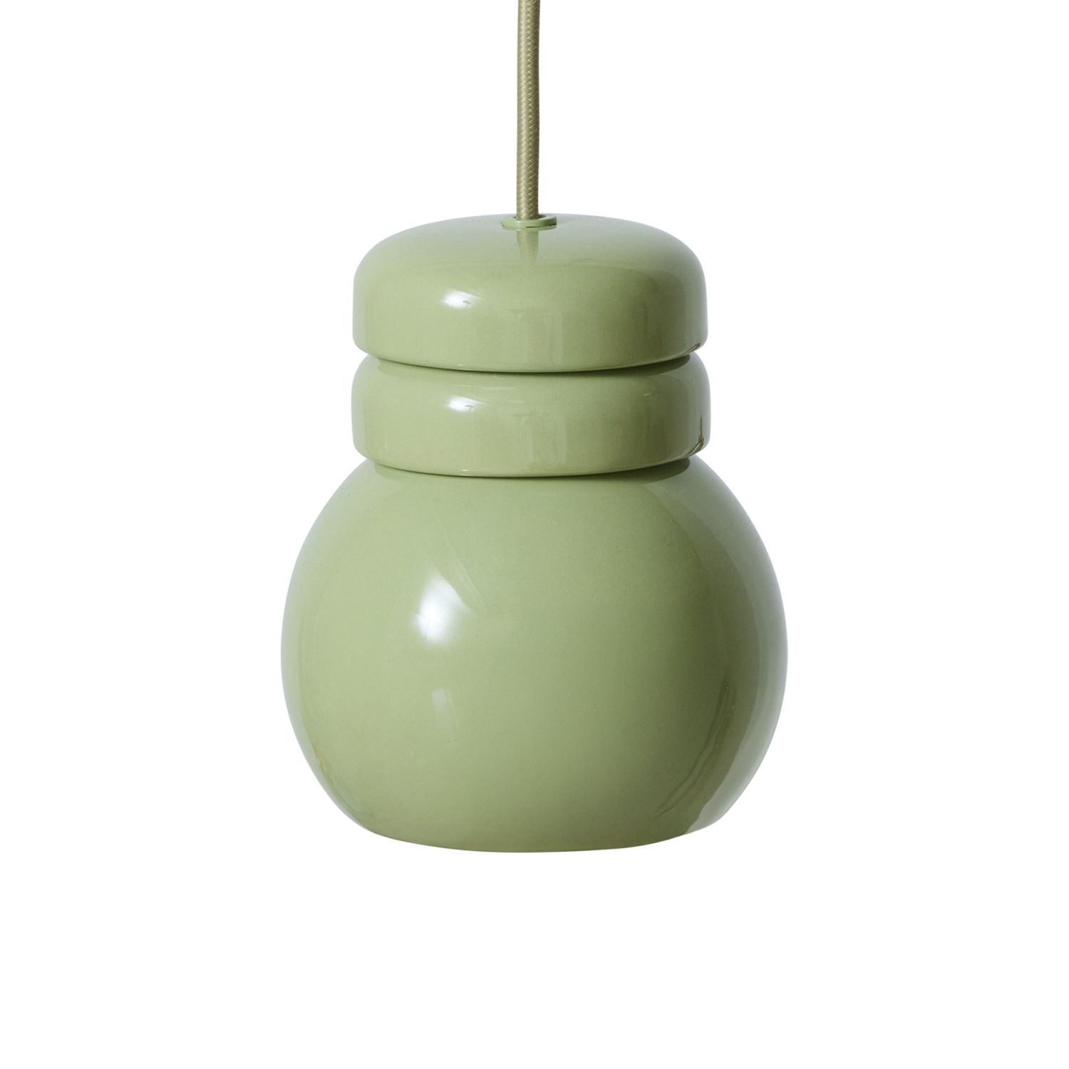 HK LIVING - Suspension Bulb - Vert - Grès émaillé