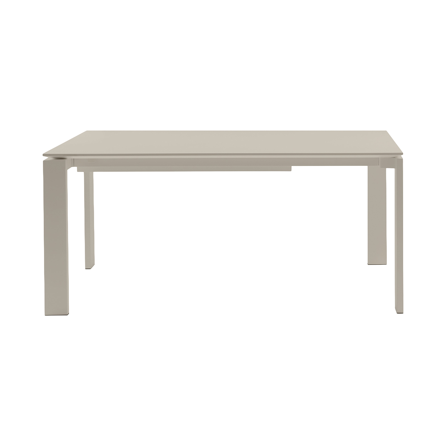 Kartell Beige - Rectangular Table Four - Soft-Touch Laminate - Designer Ferruccio Laviani