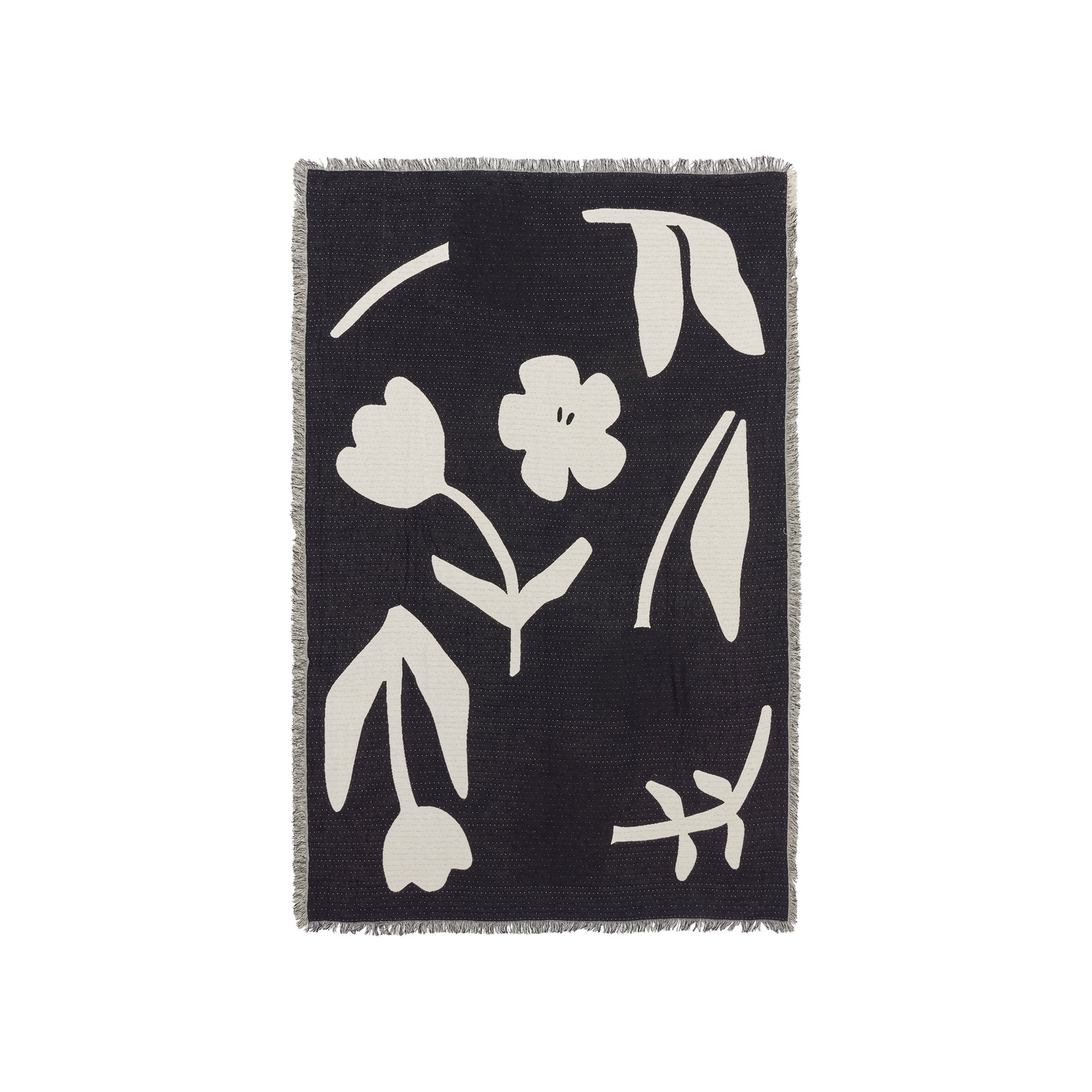 Broste Copenhagen Black - Plaid Rosita - Cotton