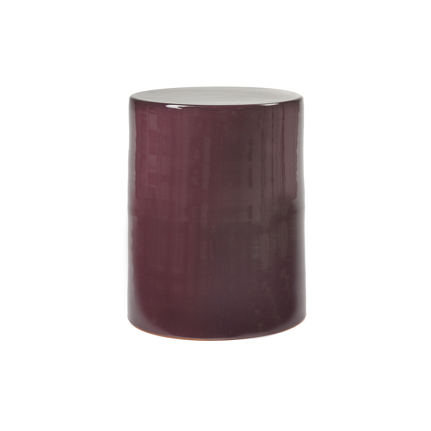 Serax - Stool Pawn - Purple - Enamled Terracotta - Designer Marie Michielssen