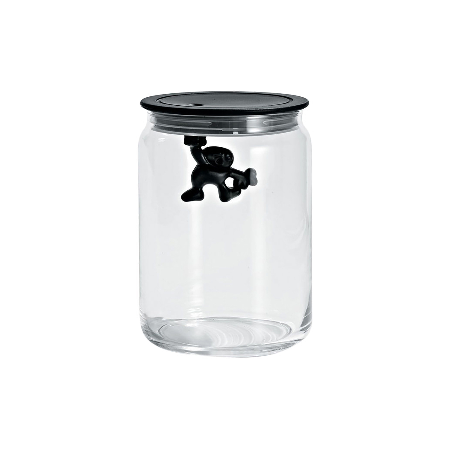 Alessi Black - Airtight Jar Gianni - Thermoplastic Resin - Designer Mattia Di Rosa