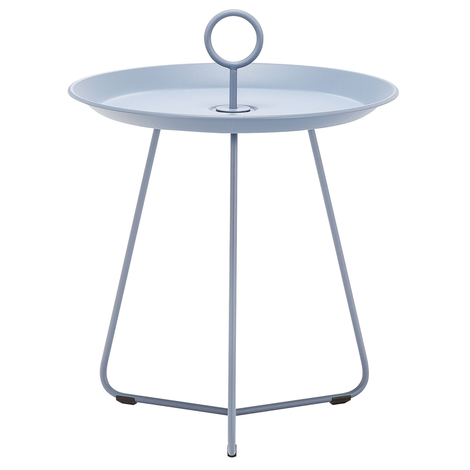 Houe Blue - End Table Eyelet - Epoxy Lacquered Metal - Designer Henrik Pedersen