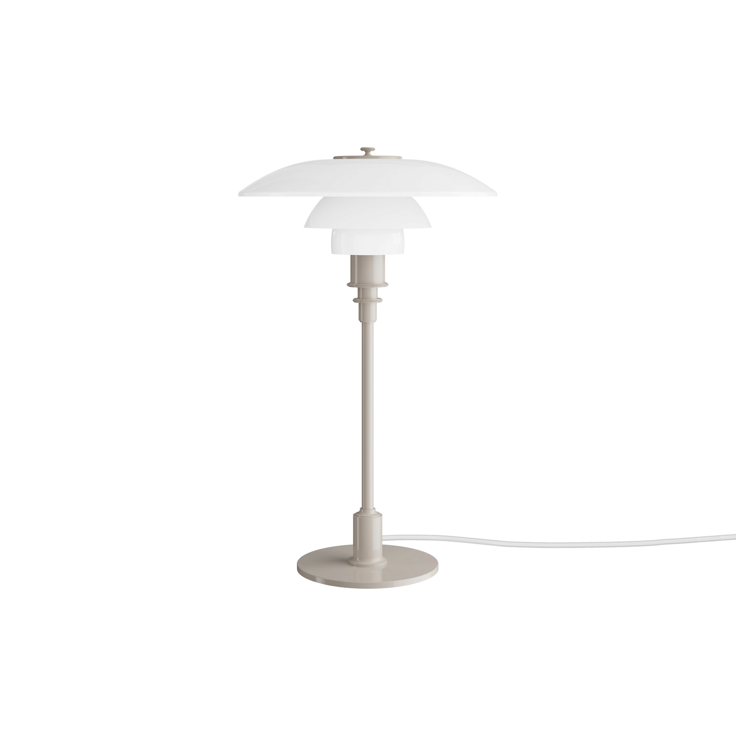 Louis Poulsen Beige - Tischleuchte Ph - Mundgeblasenes Glas - Designer Poul Henningsen - Bild 1