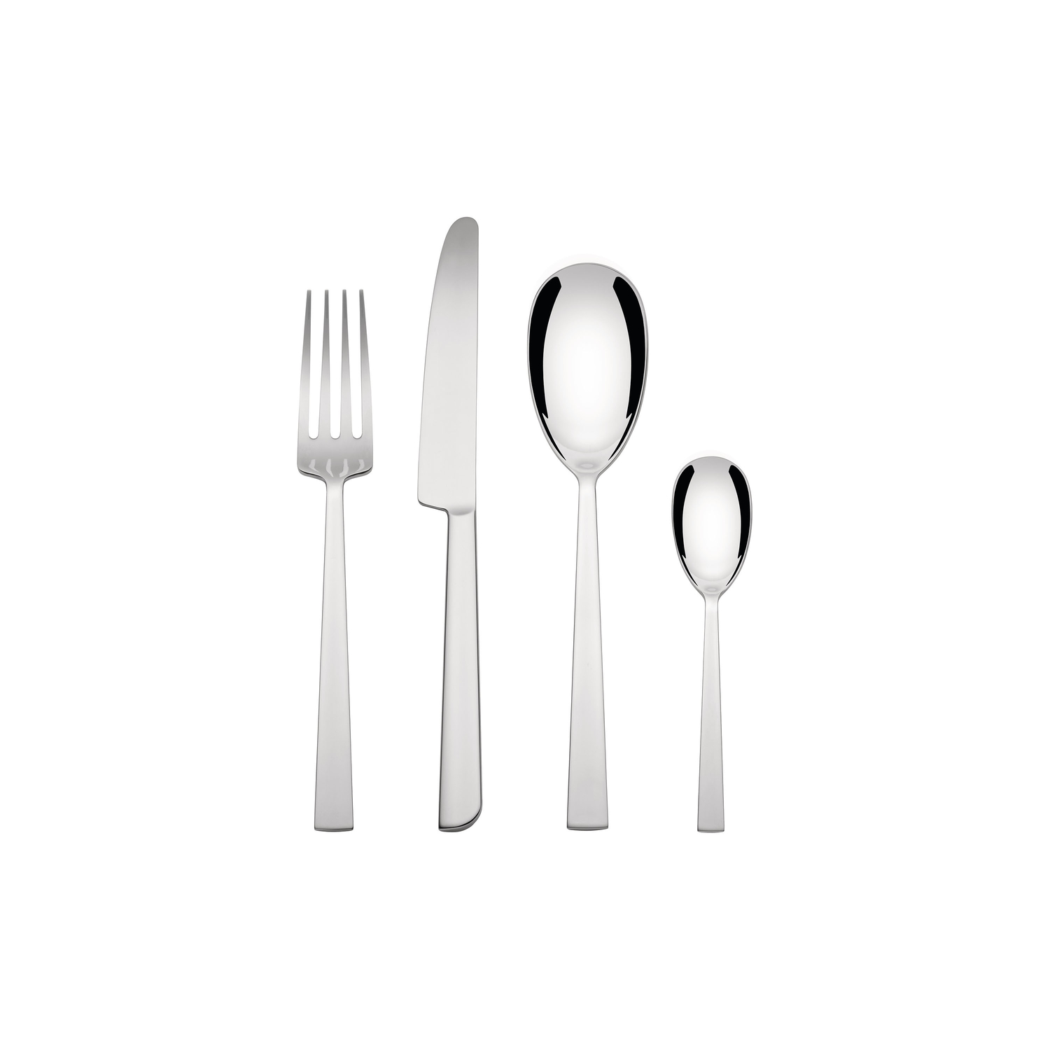 Alessi - Besteckgarnitur Asta - Metall - rostfreier Stahl - Designer Alessandro Mendini