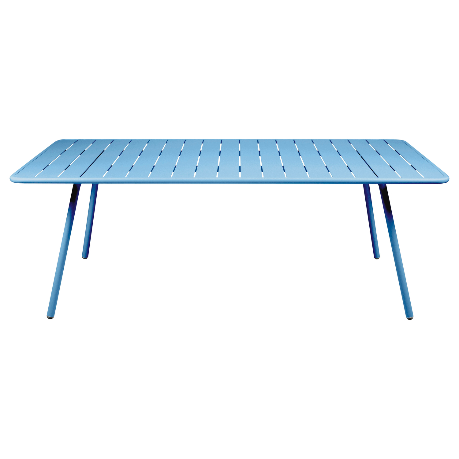 Fermob Blue - Rectangular Table Luxembourg - Lacquered Aluminium - Designer Frédéric Sofia