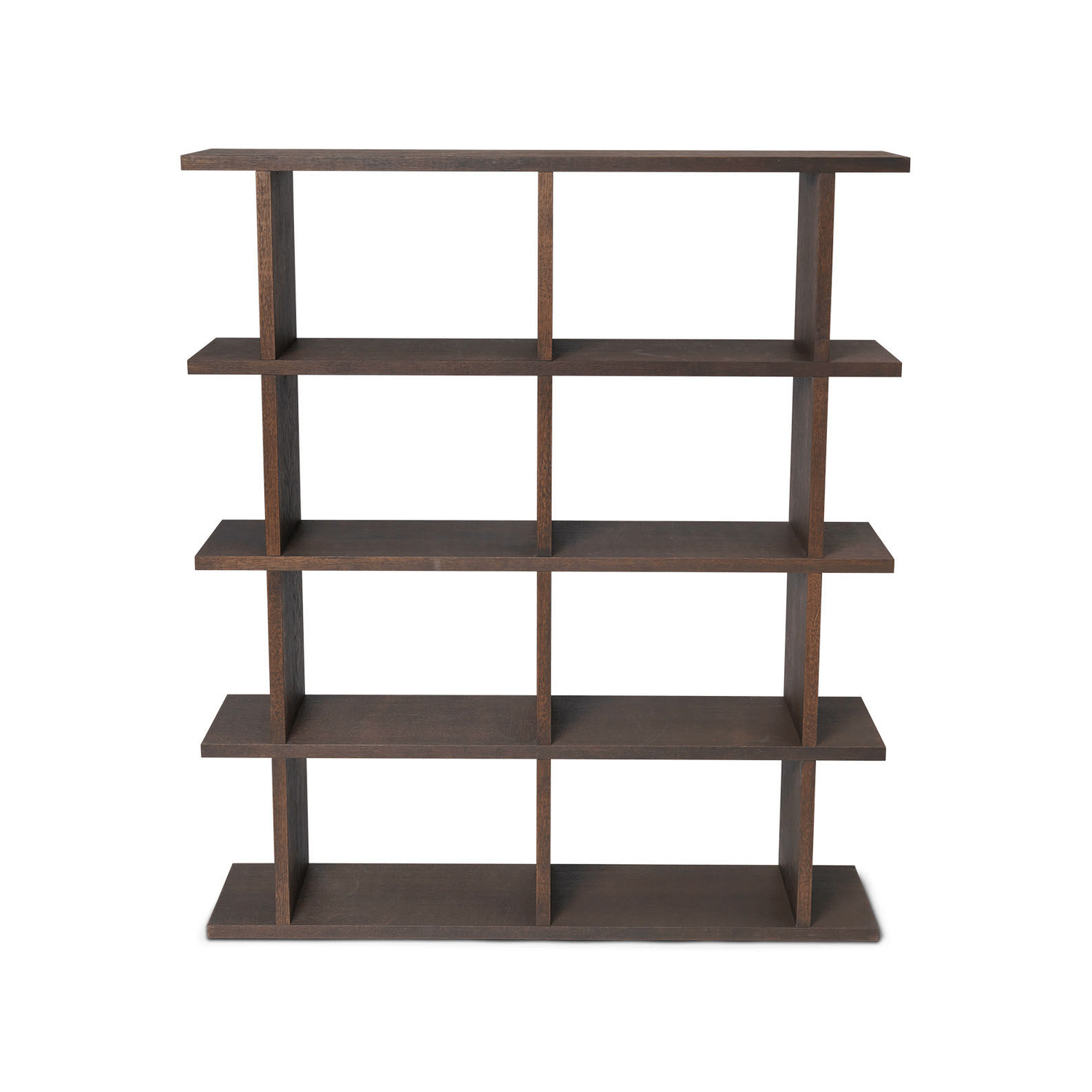 Ferm Living - Shelf Kona - Brown - Mdf Veneer Oak - Designer Trine Andersen