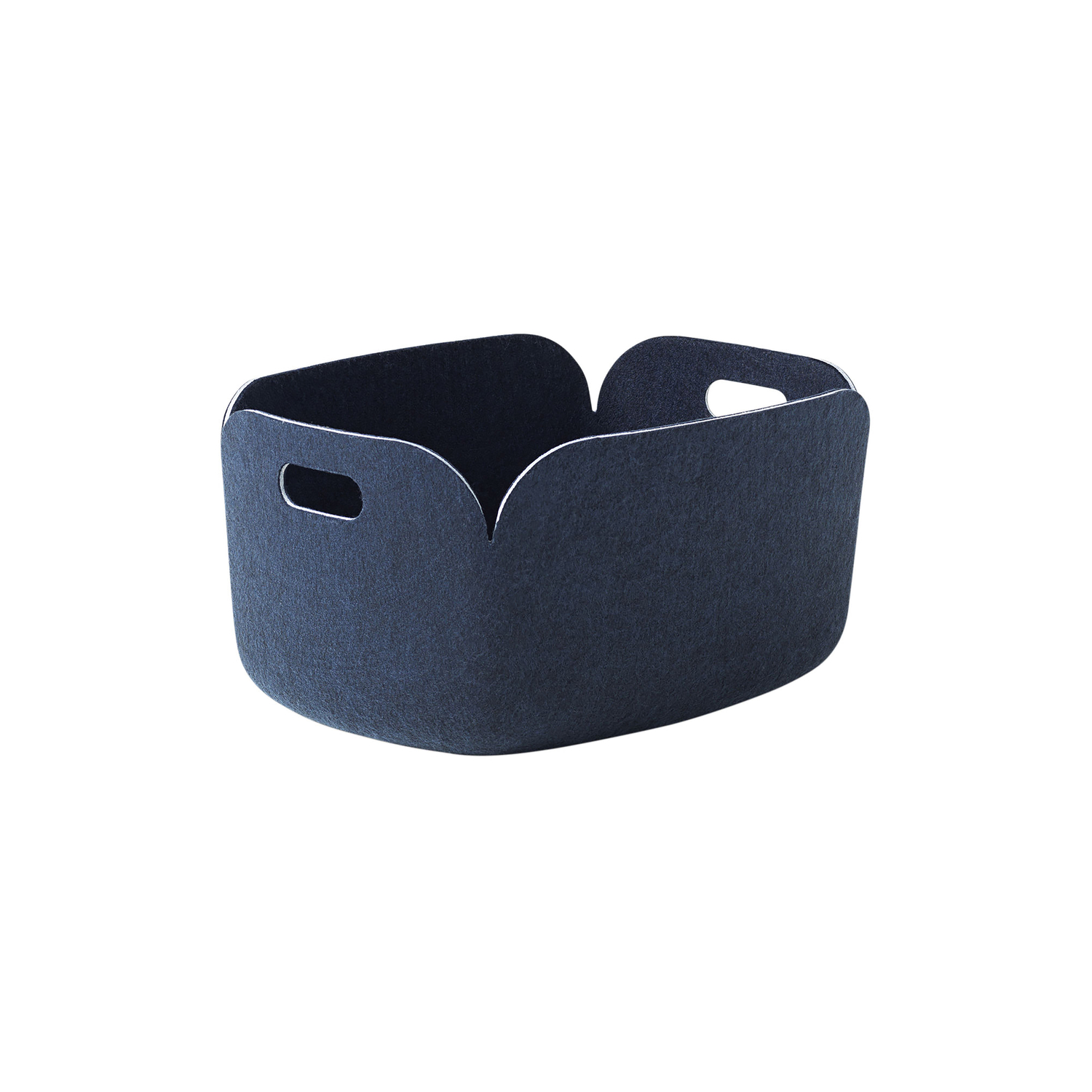 Muuto - Korb Restore - Blau - Filz, Recycelt - Designer Mika Tolvanen
