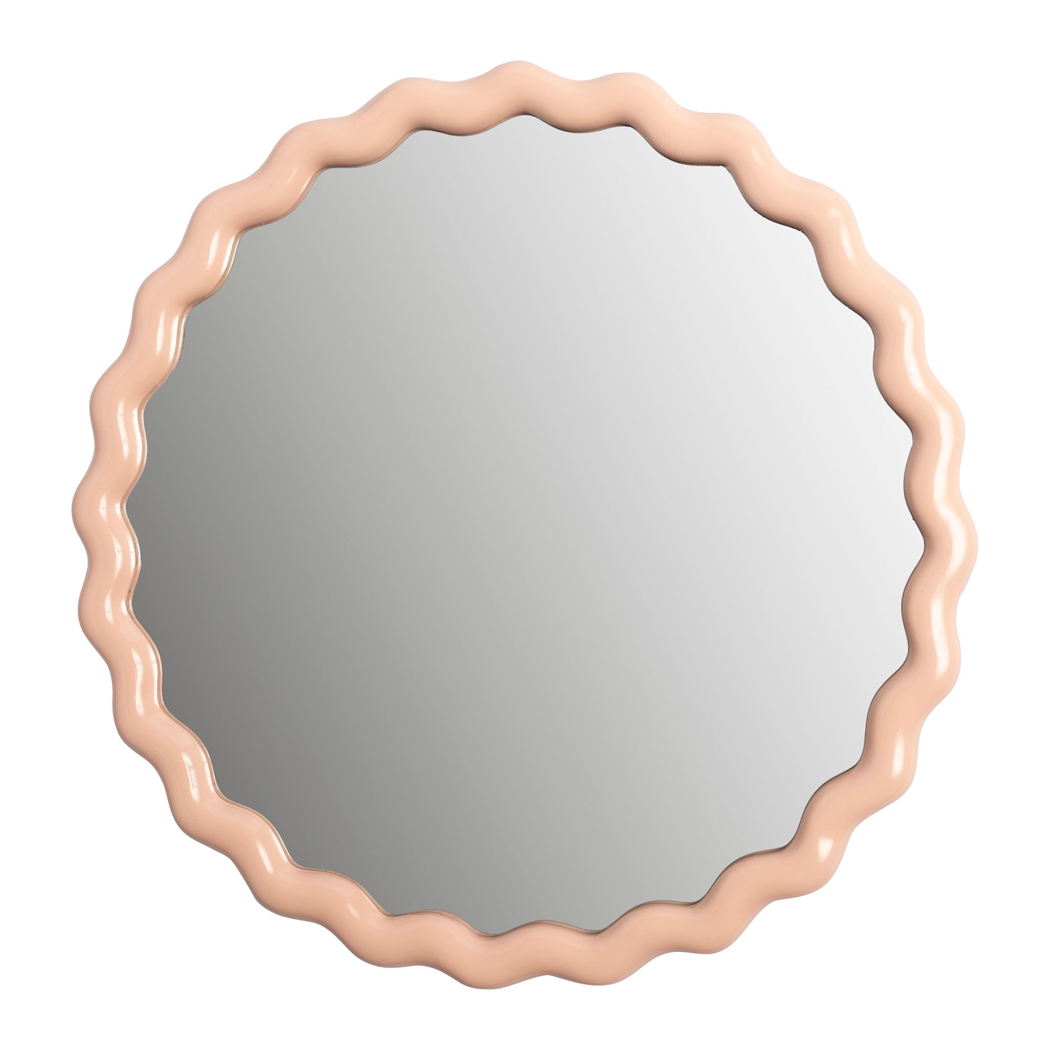 Klevering Pink & - Wall Mirror Miroirs & Cadres - Polyresin