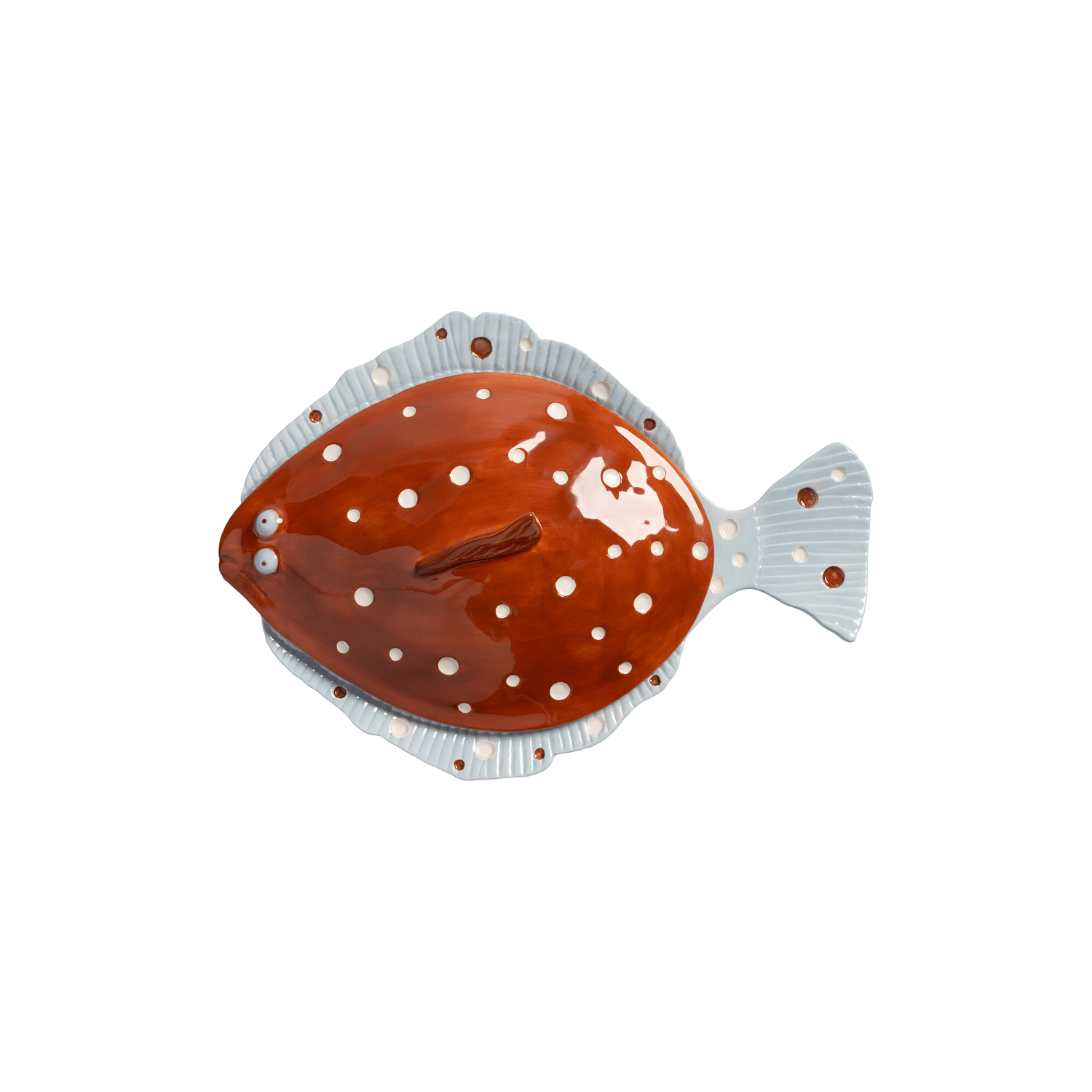 Klevering Brown & - Serving Dish Plaice - Sandstone