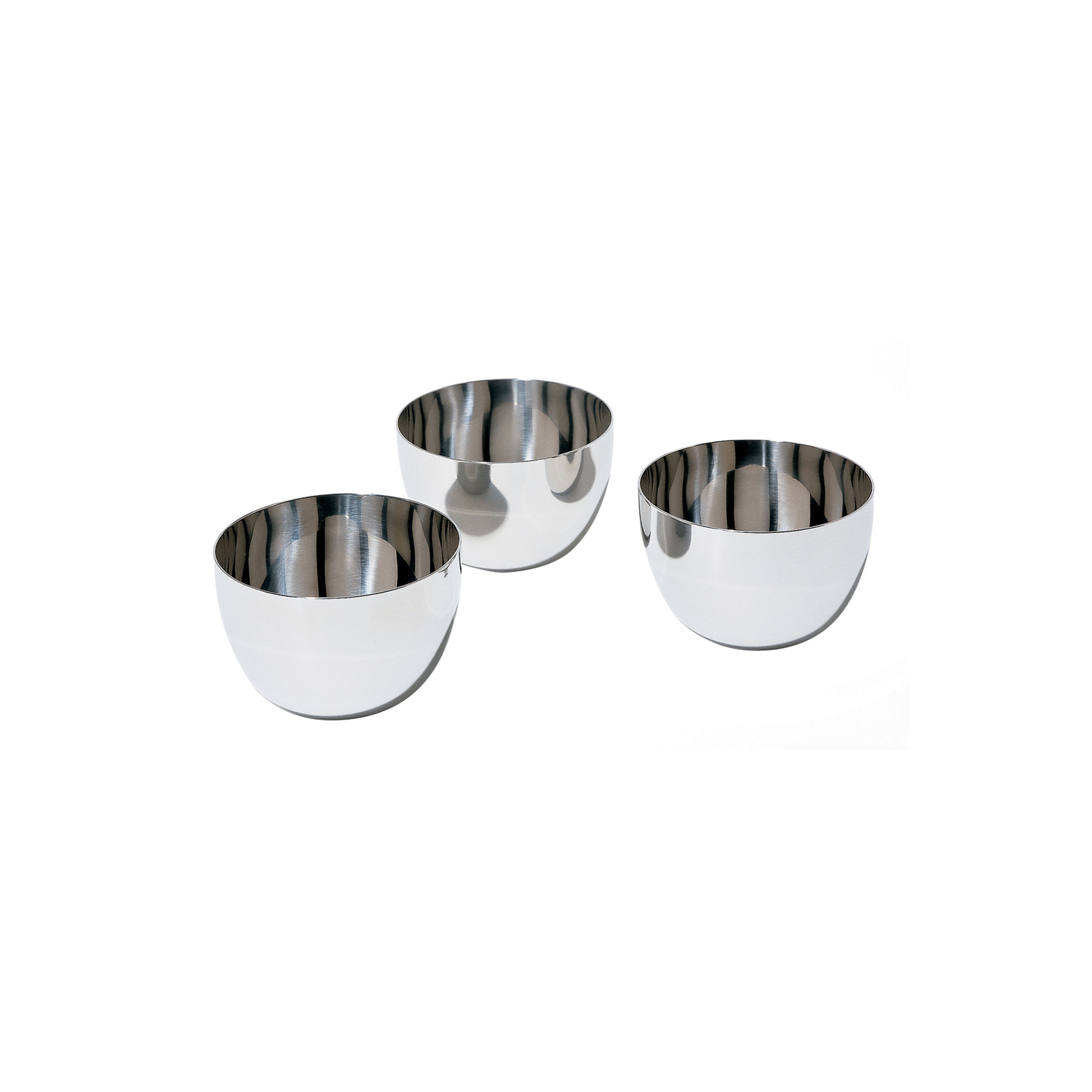 Alessi - Set Of 3 Mami - Metal - Stainless Steel - Designer Stefano Giovannoni