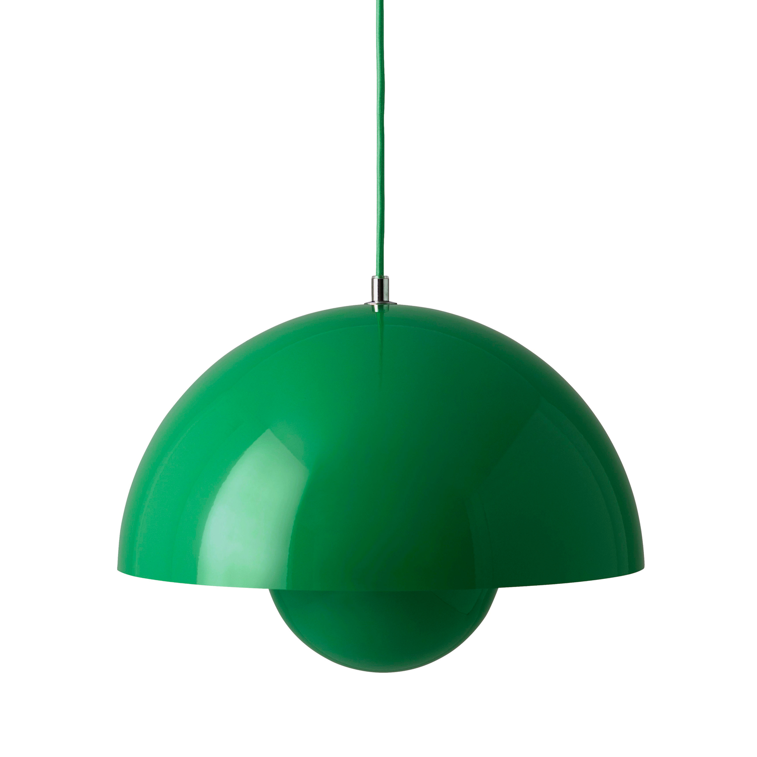 Tradition Green &Tradition - Pendant Flowerpot - Lacquered Aluminium - Designer Verner Panton