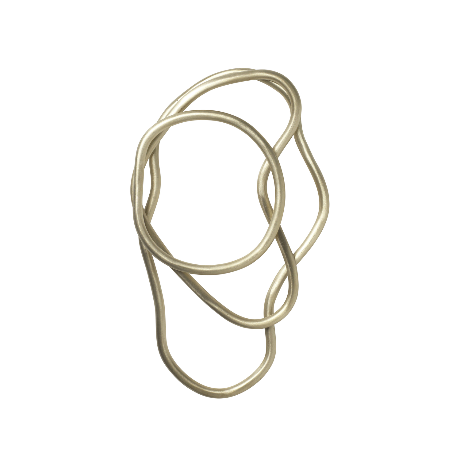 Ferm Living Gold - Set Of 3 Rings - Brass Pond - Metal - Solid Brass - Designer Trine Andersen