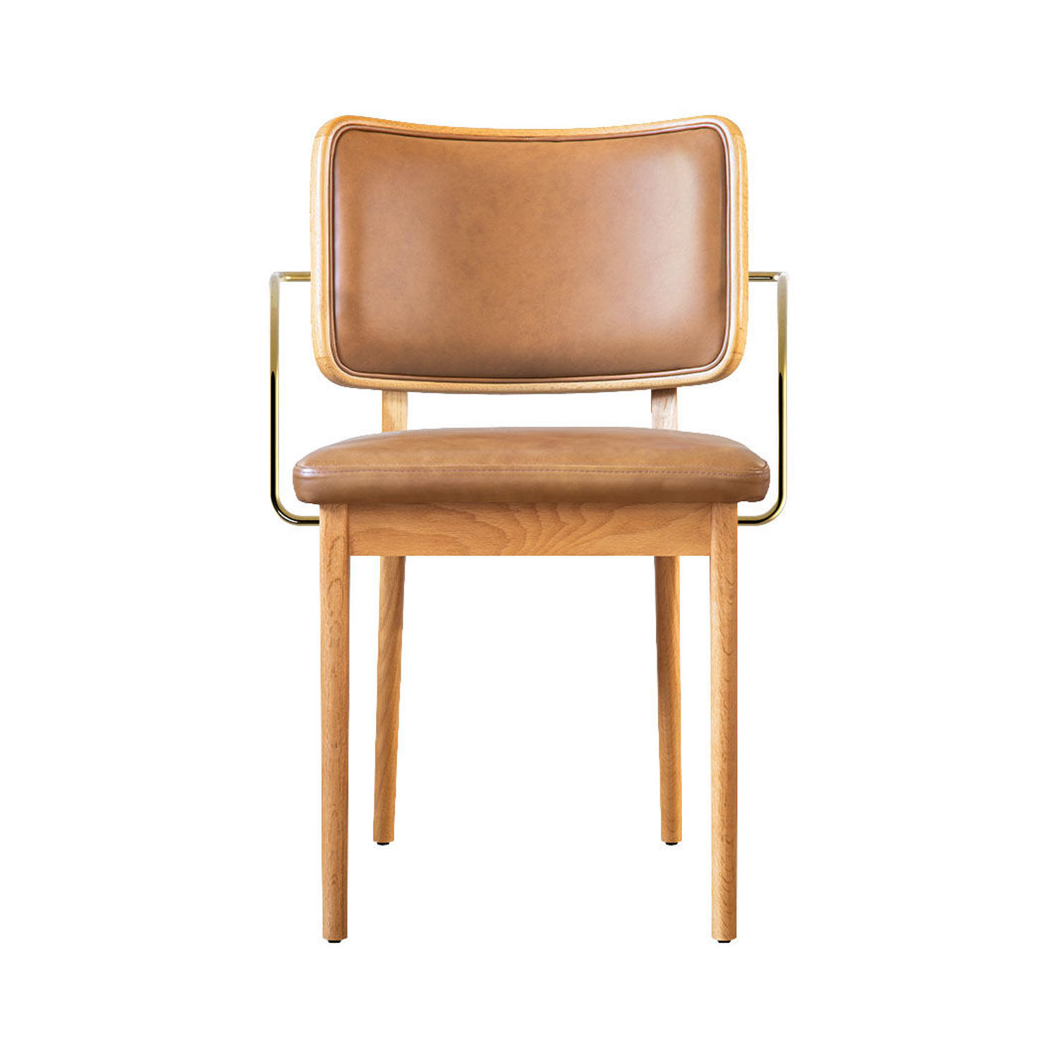 Red Edition Red/Brown Edition - Upholste Armchair Cannage - Solid Oak