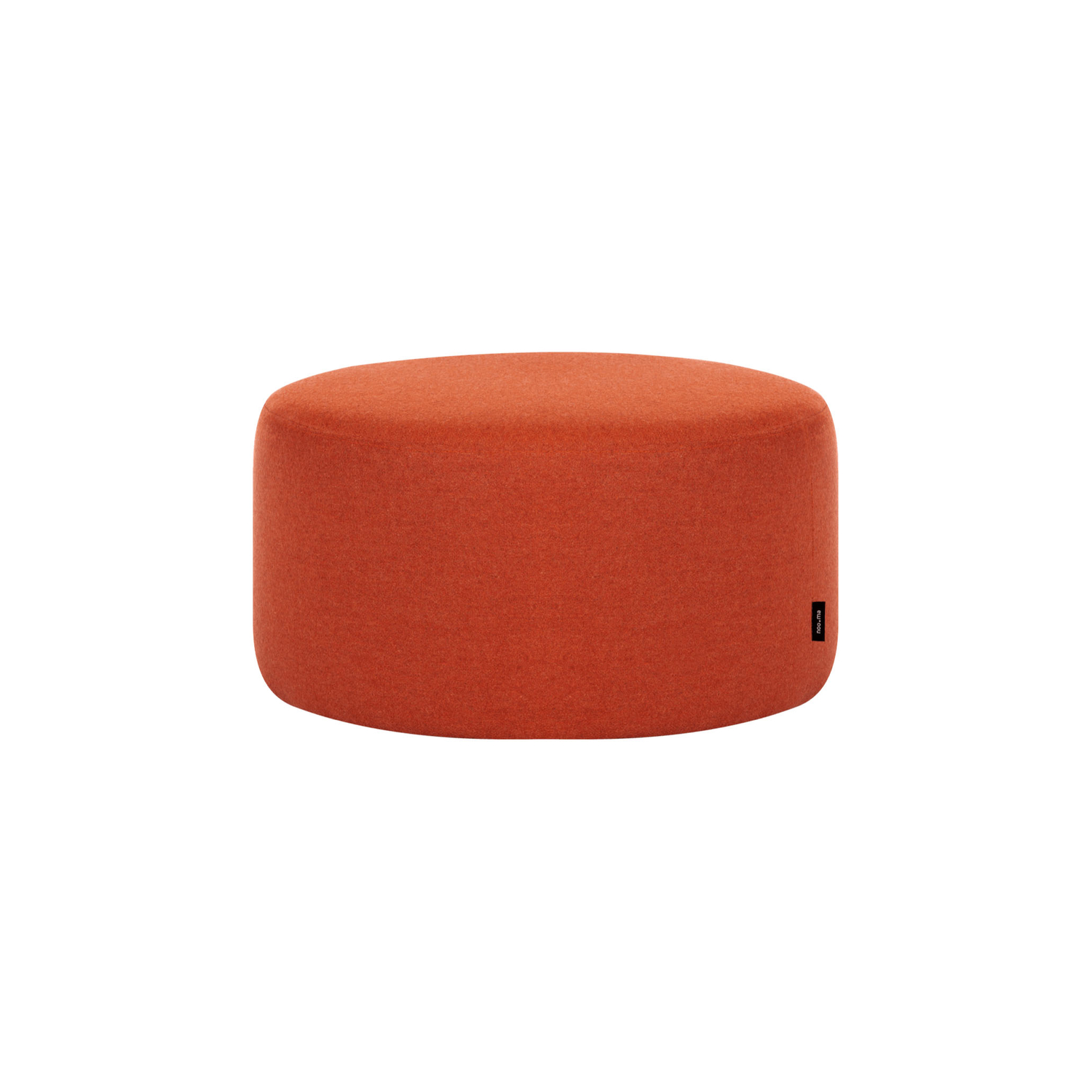 NOO. MA - Pouf Folk - Orange - Mousse - Designer noo. ma team