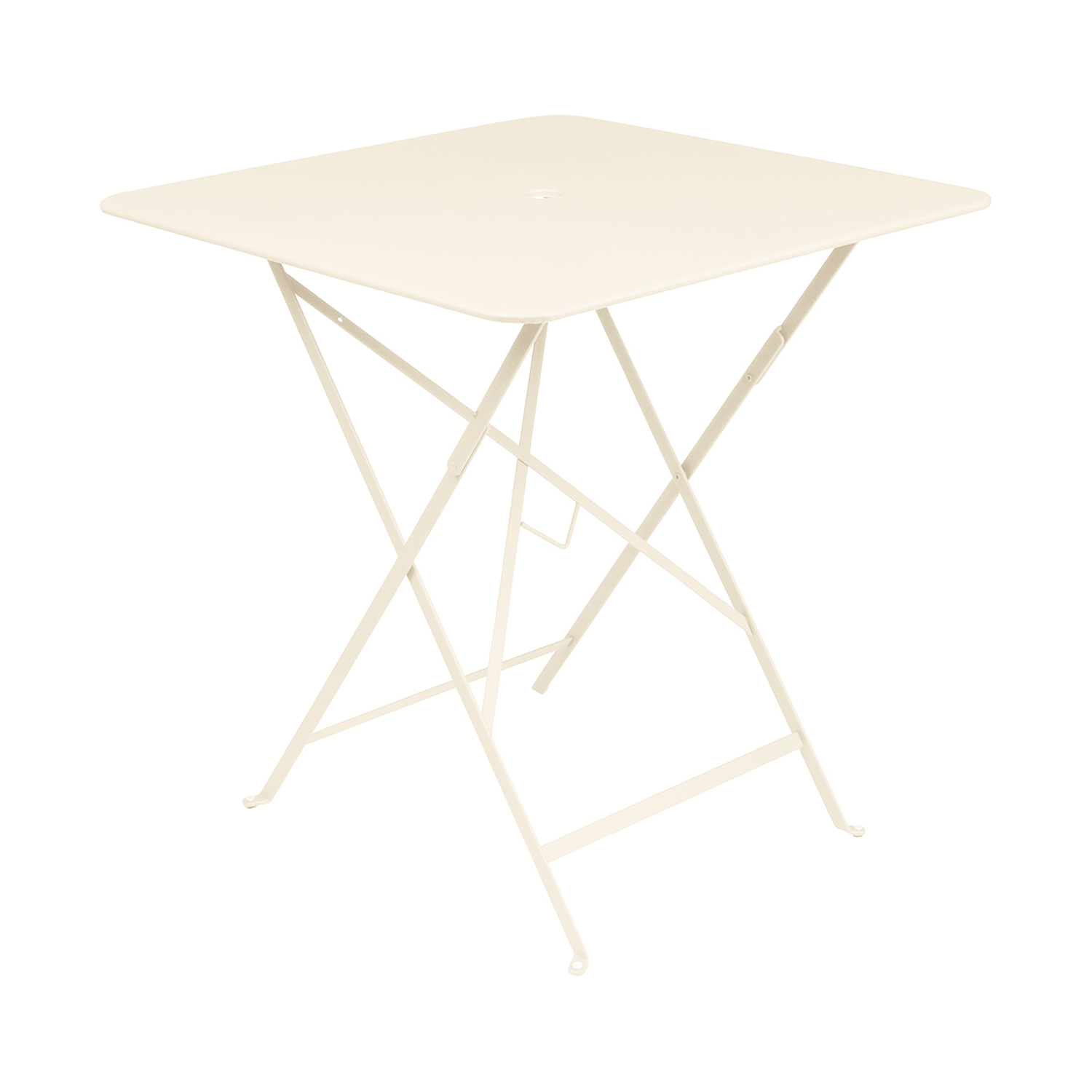 Fermob Beige - Square Table Bistro - Lacquered Steel - Designer Studio