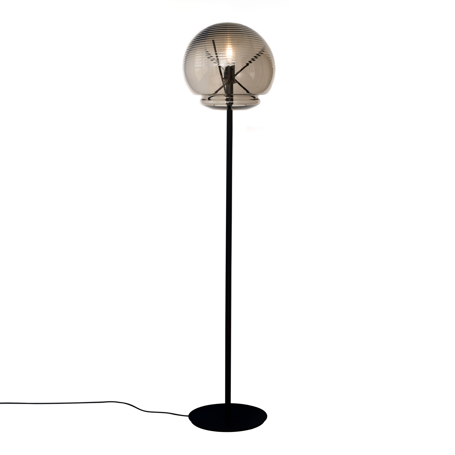 Artemide Black - Floor Lamp Vitruvio - Blown Glass - Designer Atelier Oï