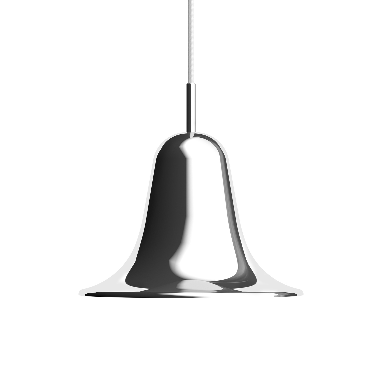 Verpan Silver - Pendant Pantop - Lacquered Metal - Designer Verner Panton