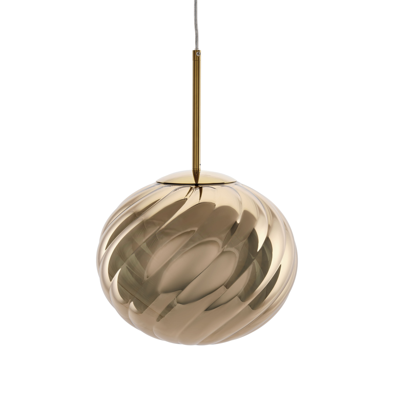 Tom Dixon Gold - Pendant Whirl - Semi-Metallic Polycarbonate - Designer