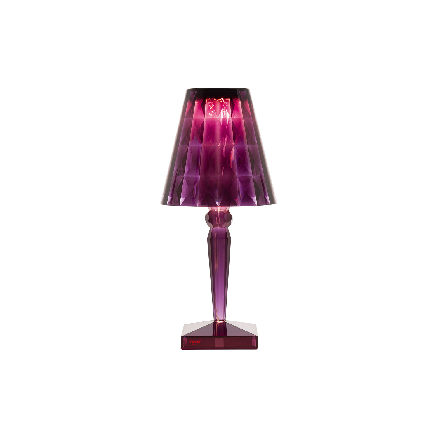 Kartell Purple - Table Lamp Battery - Pmma - Designer Ferruccio Laviani
