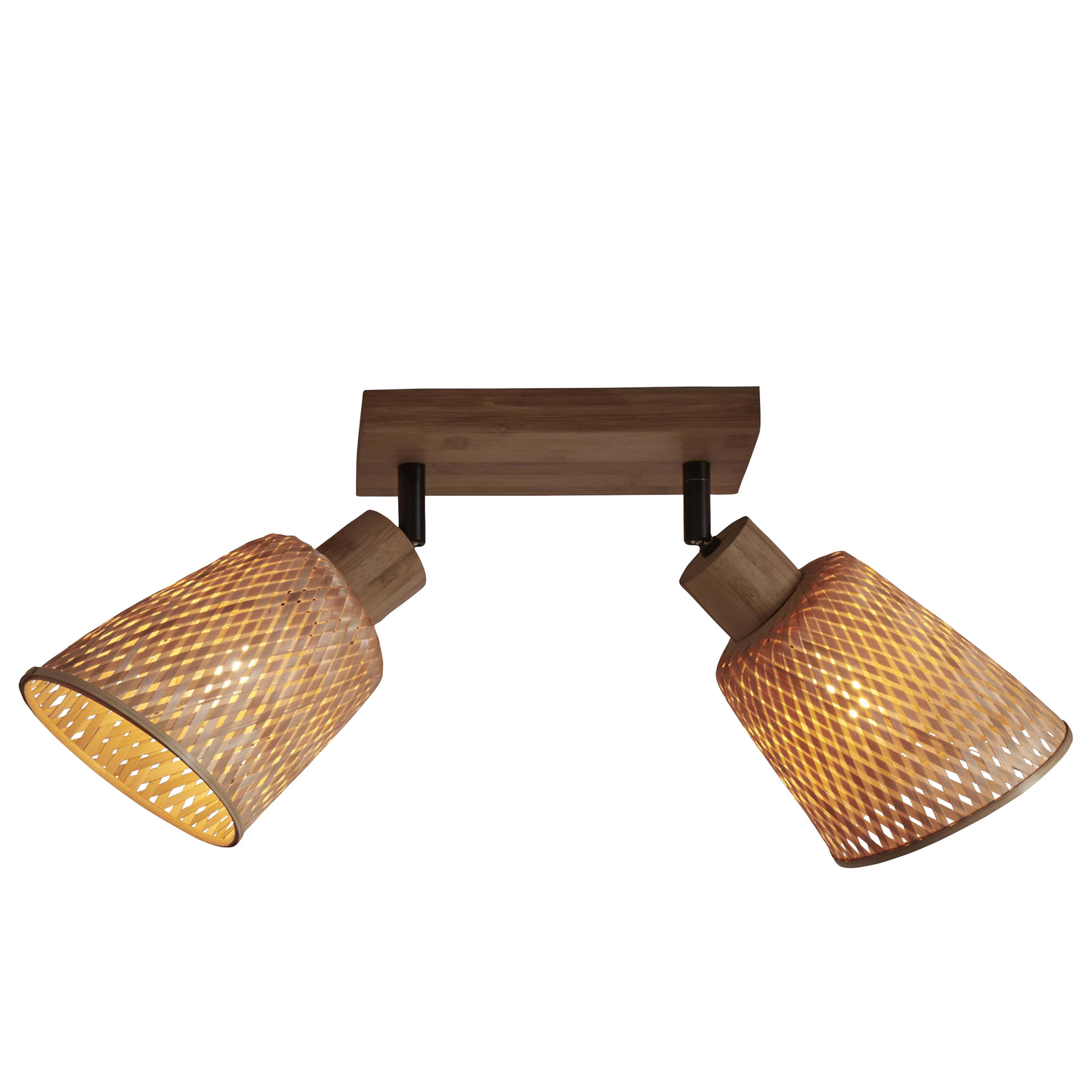 Good & Mojo Beige - Adjustable Ceiling Spotlight Java - Woven Bamboo