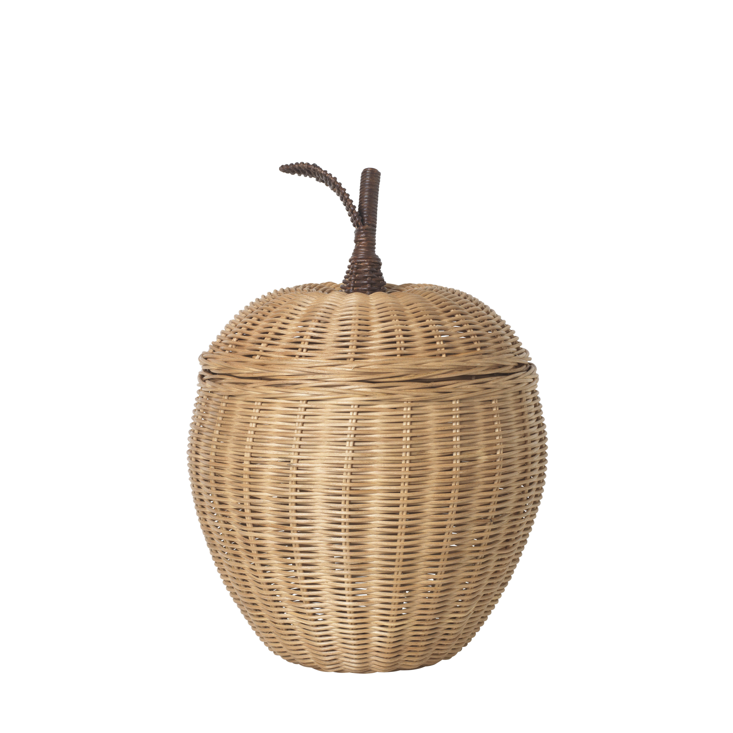Ferm Living Beige - Basket Kids - Natural Wood - Rattan - Designer Trine Andersen