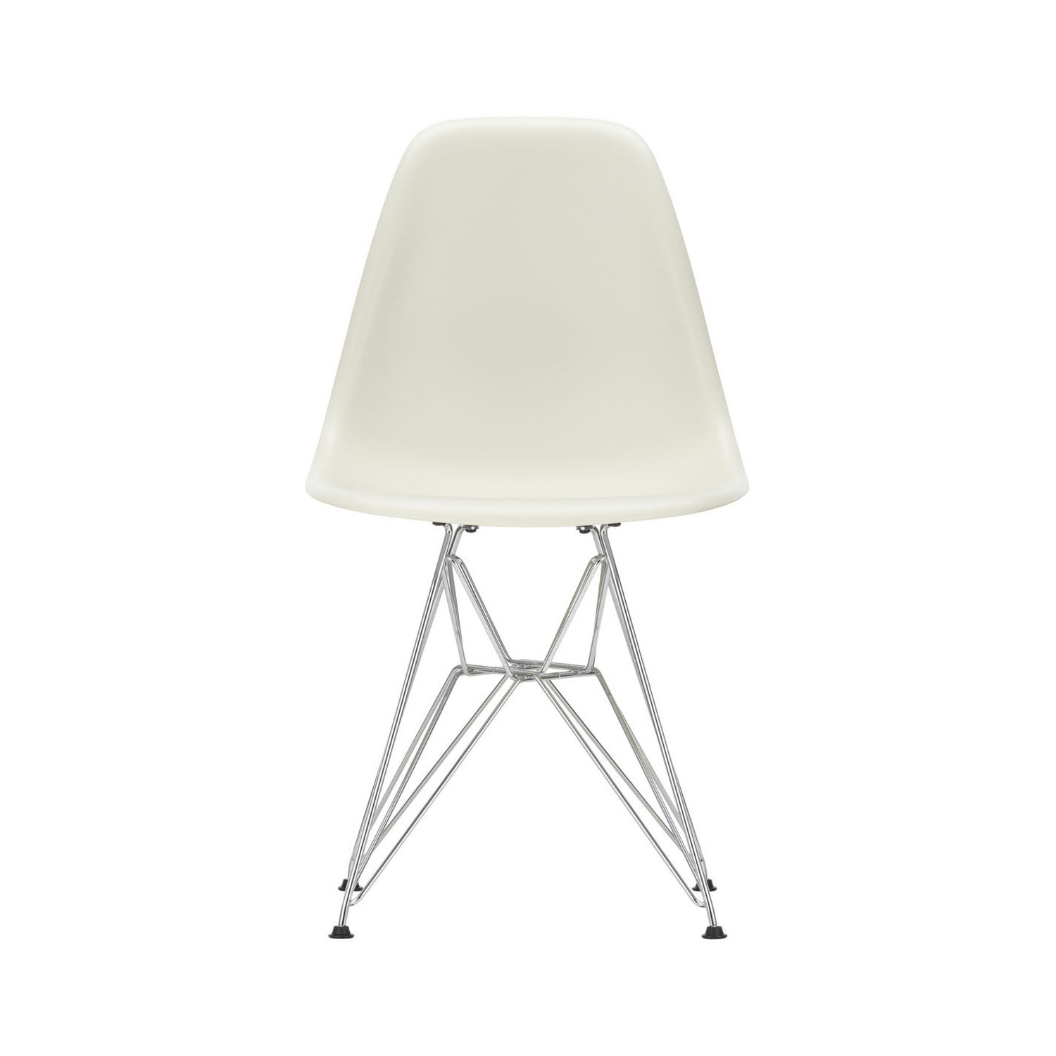 Vitra Grey - Chair Eames Plastic - Post-Consumer Recycled Plastic - Designer Charles & Ray Eames