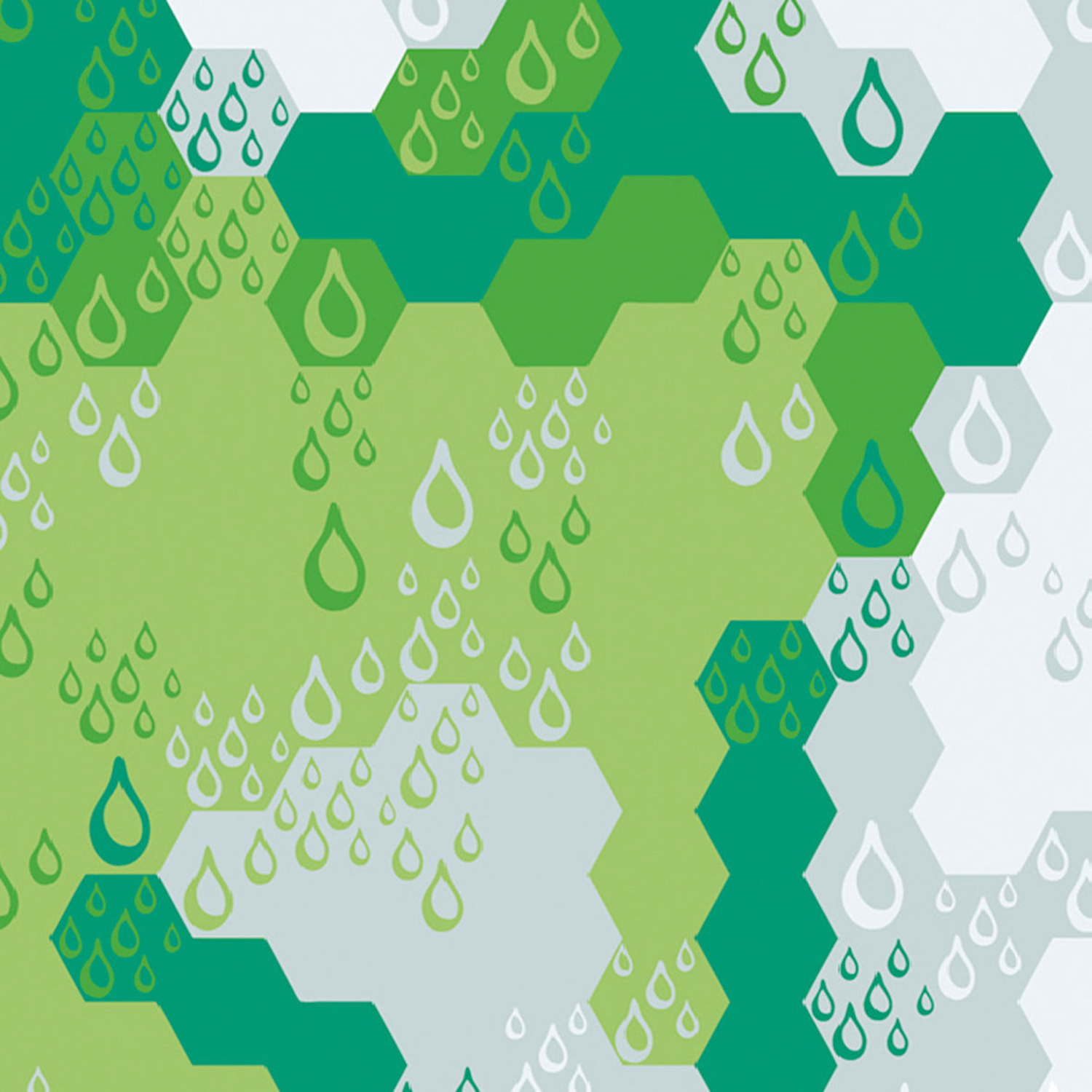 Domestic - Panoramic Wallpaper Papier peint panoramique - Green - Intisse paper - Designer Laurent Massaloux