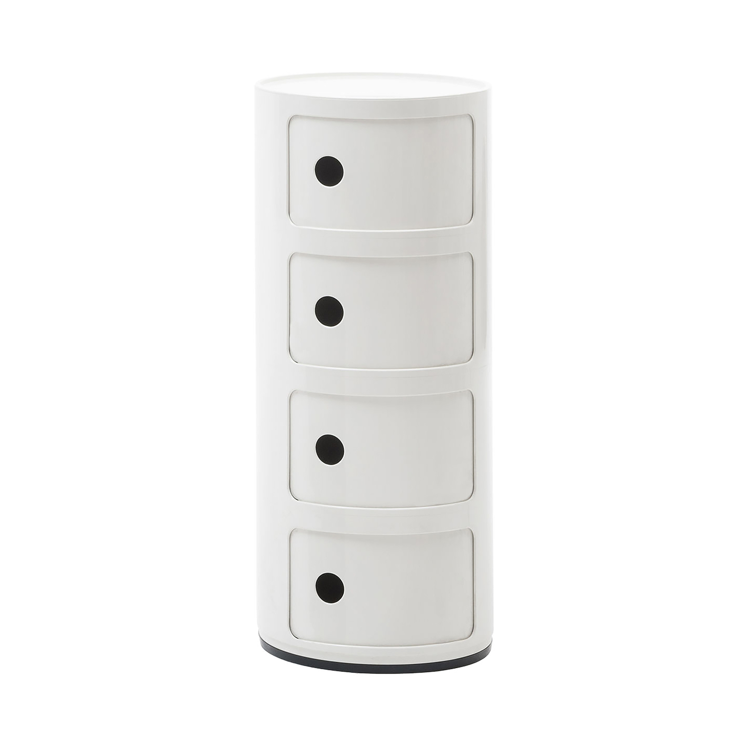 Kartell White - Storage Componibili - Abs - Designer Anna Castelli Ferrieri