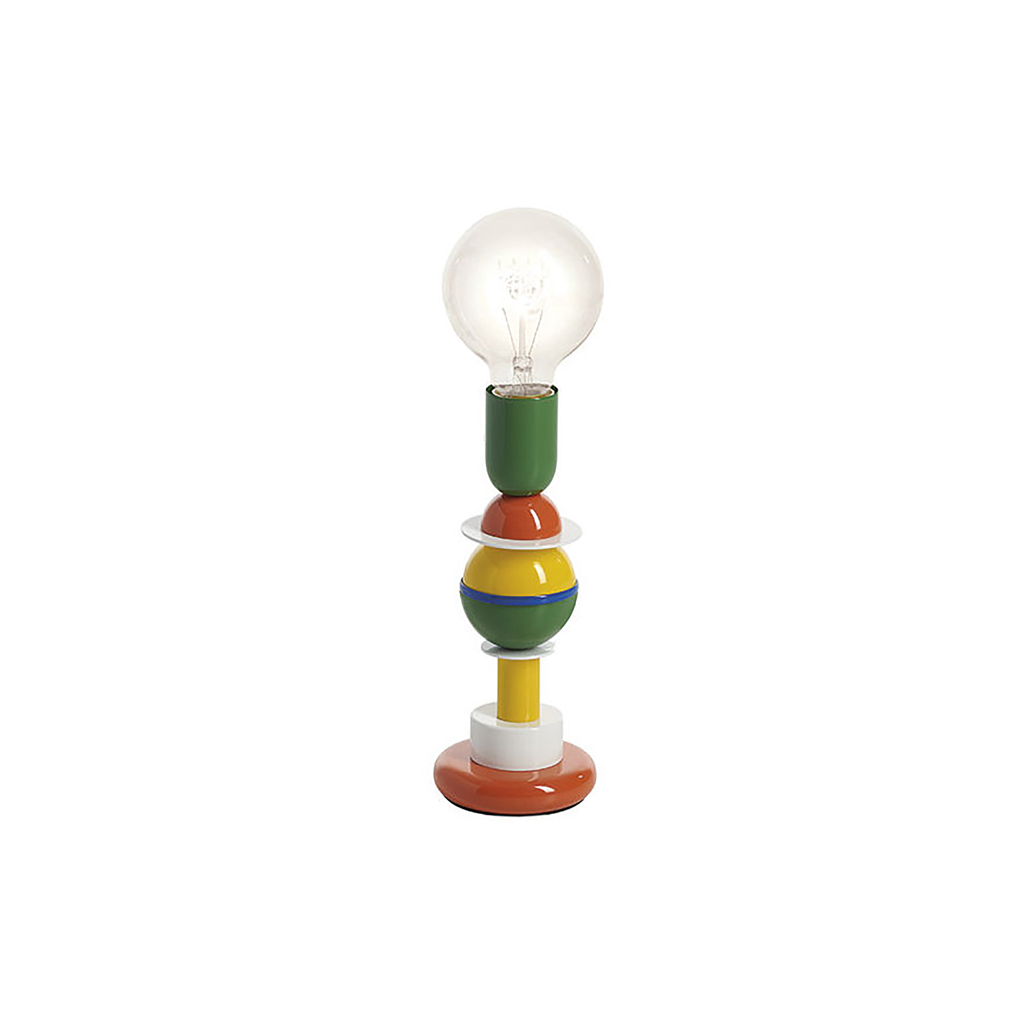 Slide - Table Lamp Otello - Multicoloured - Lacquered Aluminium - Designer Giò Colonna Romano