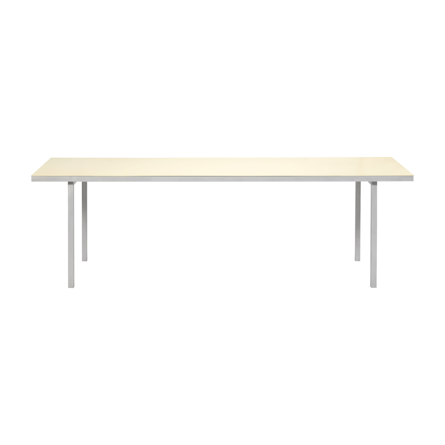 Valerie Objects Beige - Rectangular Table Alu - Aluminium - Designer Muller Van Severen