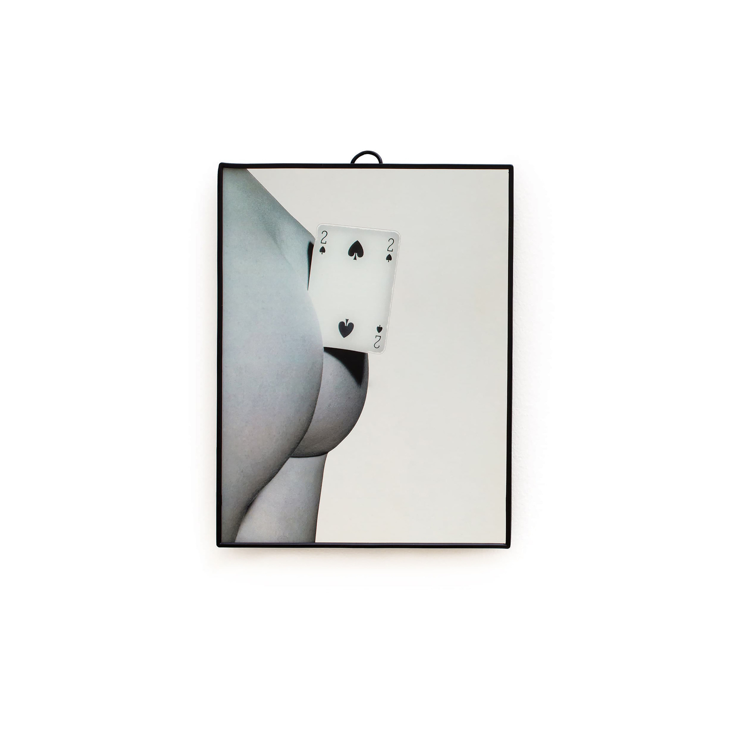 Seletti Black - Free Standing Mirror Toilet Paper - Multicoloured - Silkscreen Printing Glass - Designer Pierpaolo Ferrari