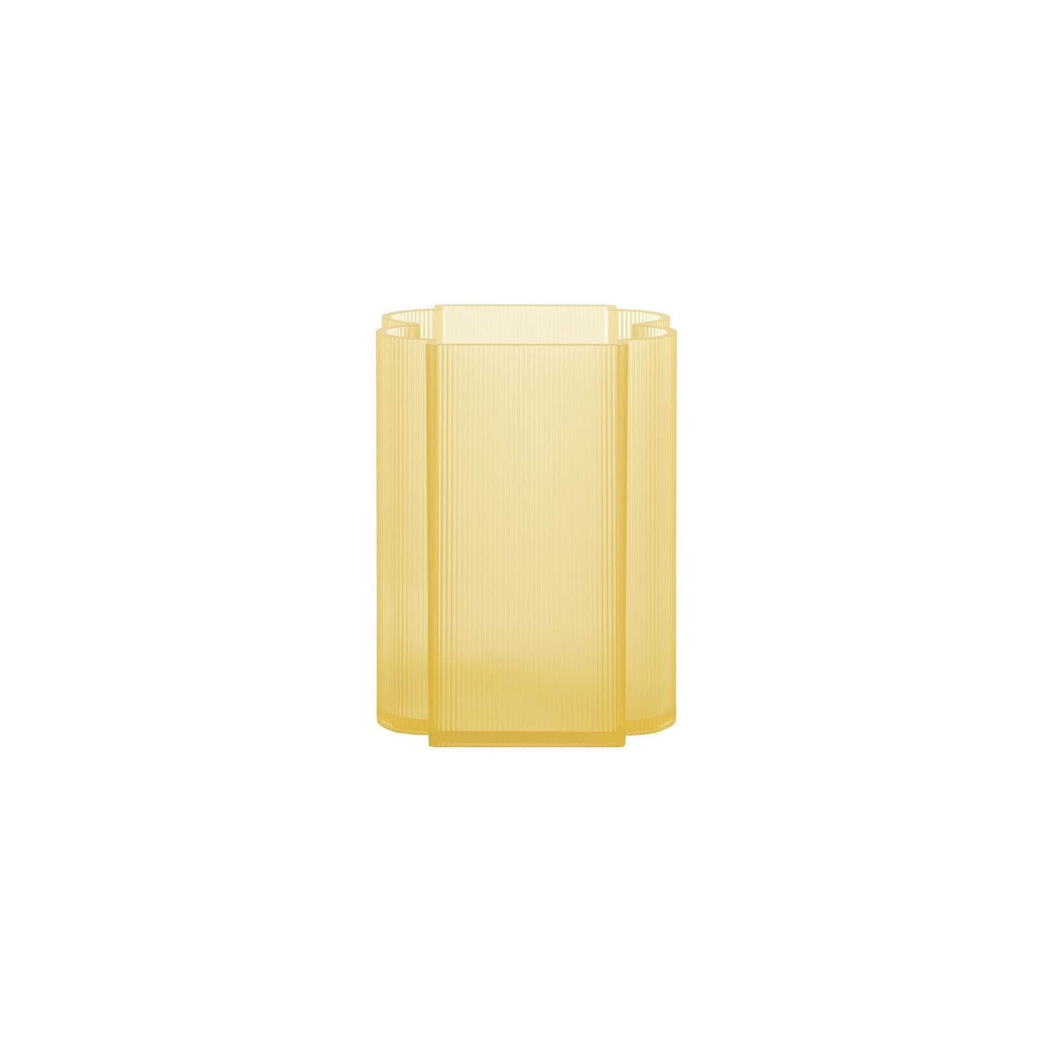 Kartell Yellow - Vase Okra - Recycled Pmma - Designer Patricia Urquiola