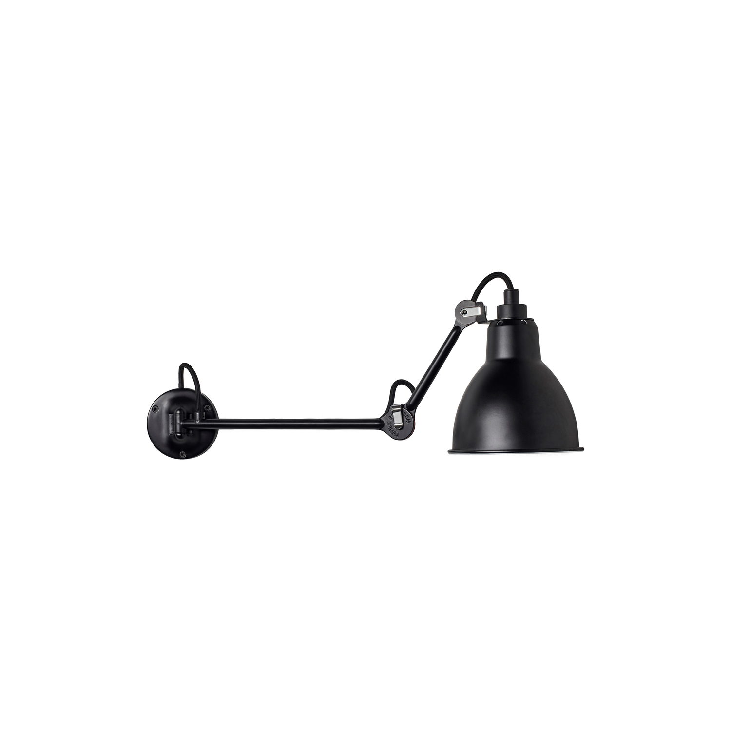 Dcw Éditions Light/Black - Wall Lampes Gras - Aluminium - Designer Bernard-Albin Gras
