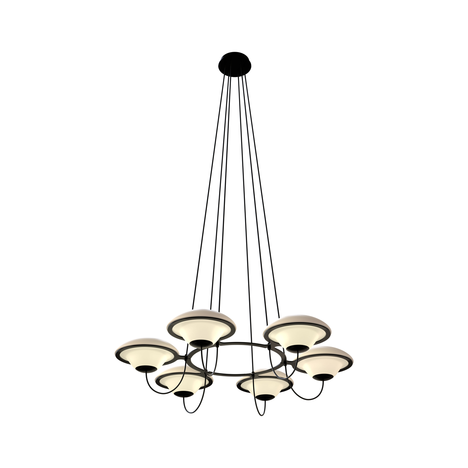 DCW éditions - Lustre In The Air - Blanc - Acier - Designer Douglas Mont