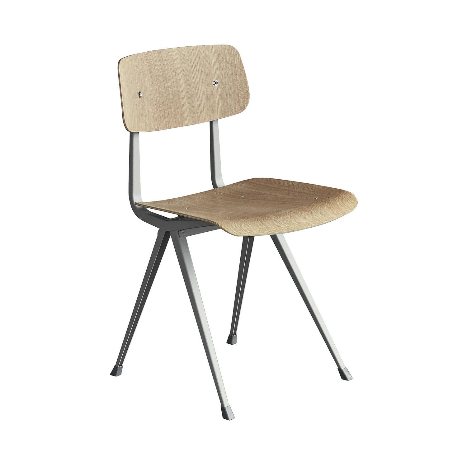 Hay Light - Chair Result - Natural Wood - Oak Plywood - Designer Wim Rietveld