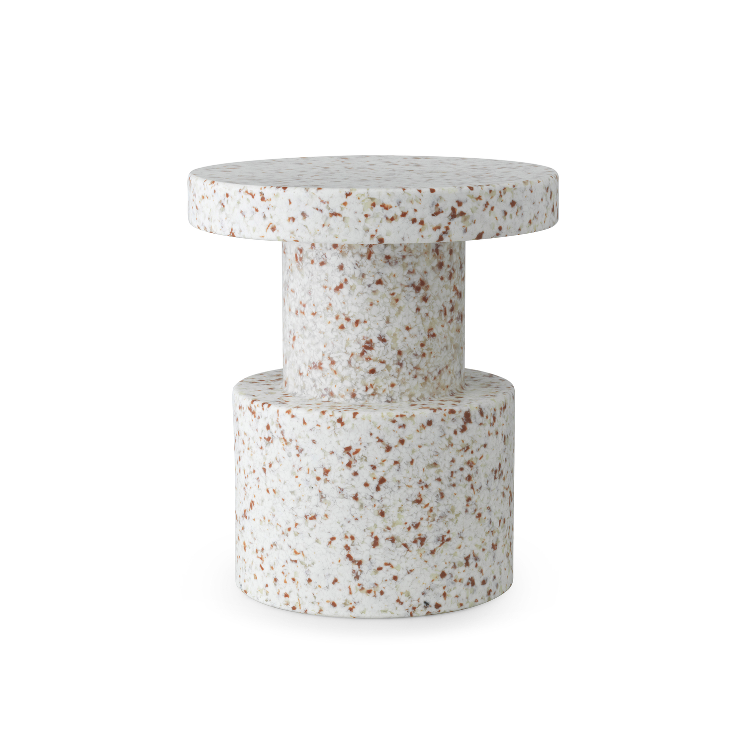 Normann Copenhagen - Sgabello Bit - Bianco - Polietilene riciclato - Designer Simon Legald
