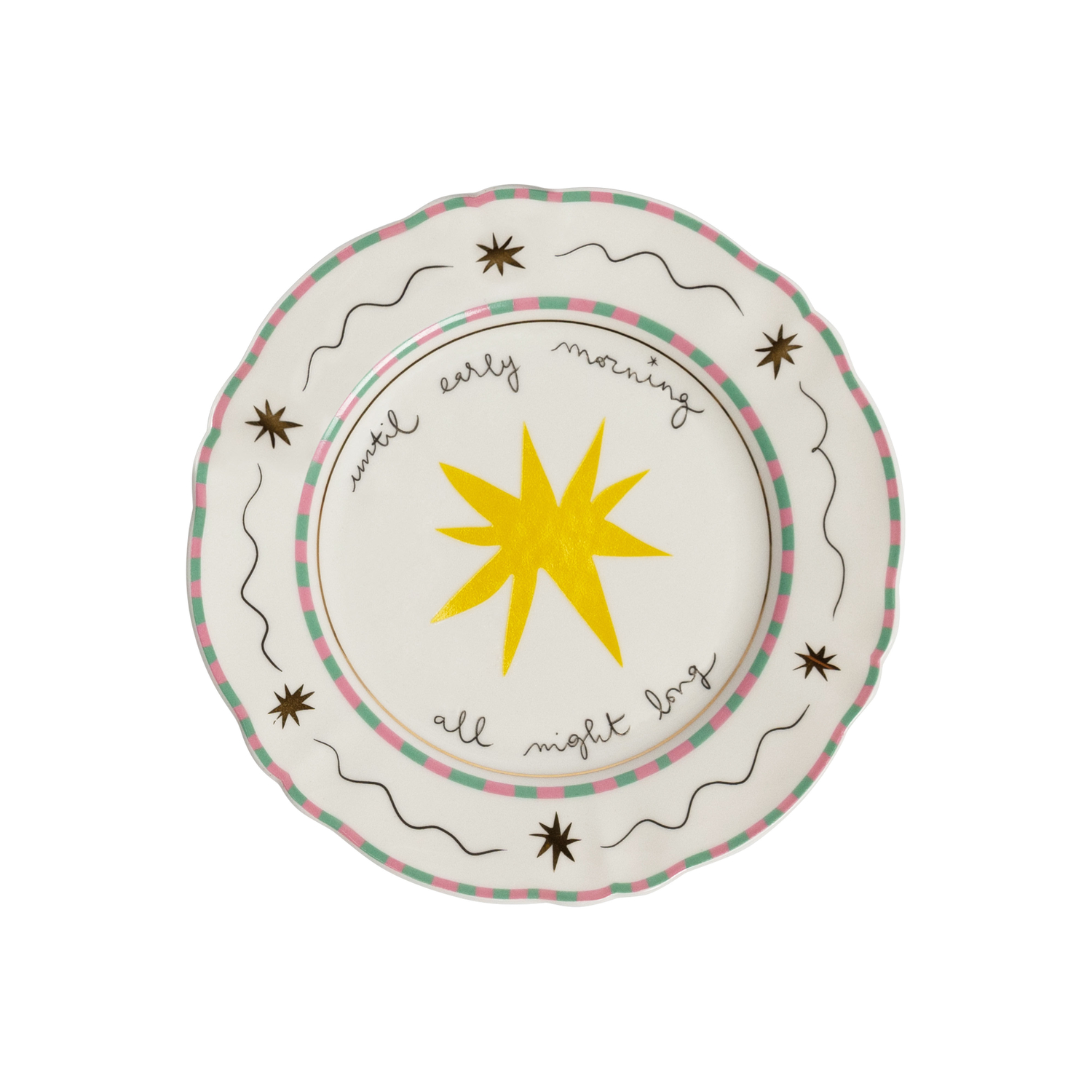 Bitossi Home - Petit Fours Plates Pangea - Multicoloured - China - Designer Pangea
