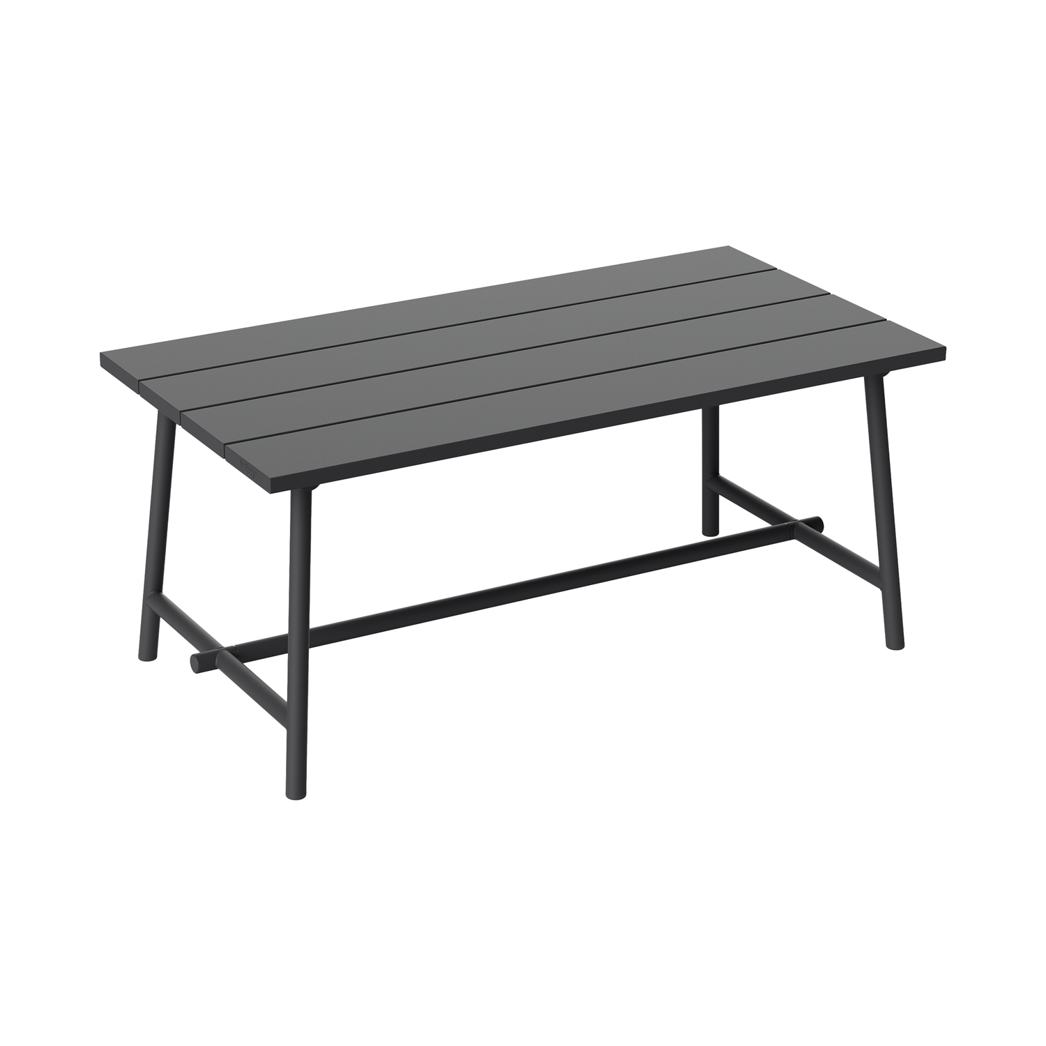 Fatboy Black - Rectangular Table Fred's - Aluminium