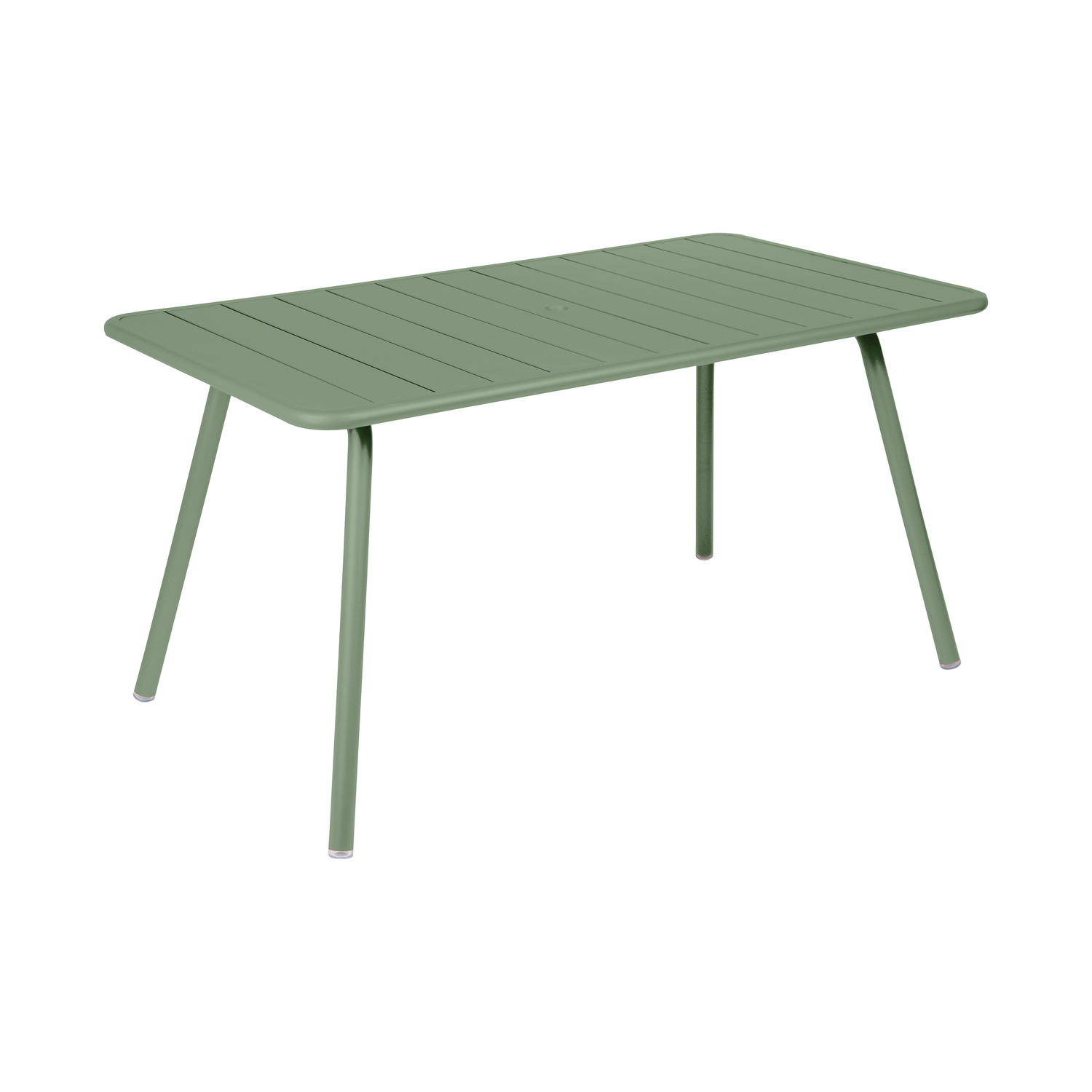 Fermob - Rectangular table Luxembourg - Green - Lacquered aluminium - Designer Frédéric Sofia