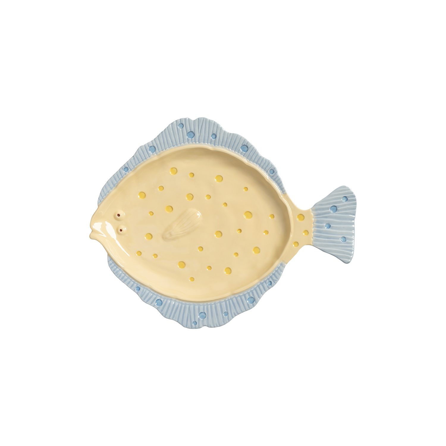 Klevering Light & - Serving Dish Plaice - Multicoloured - Sandstone