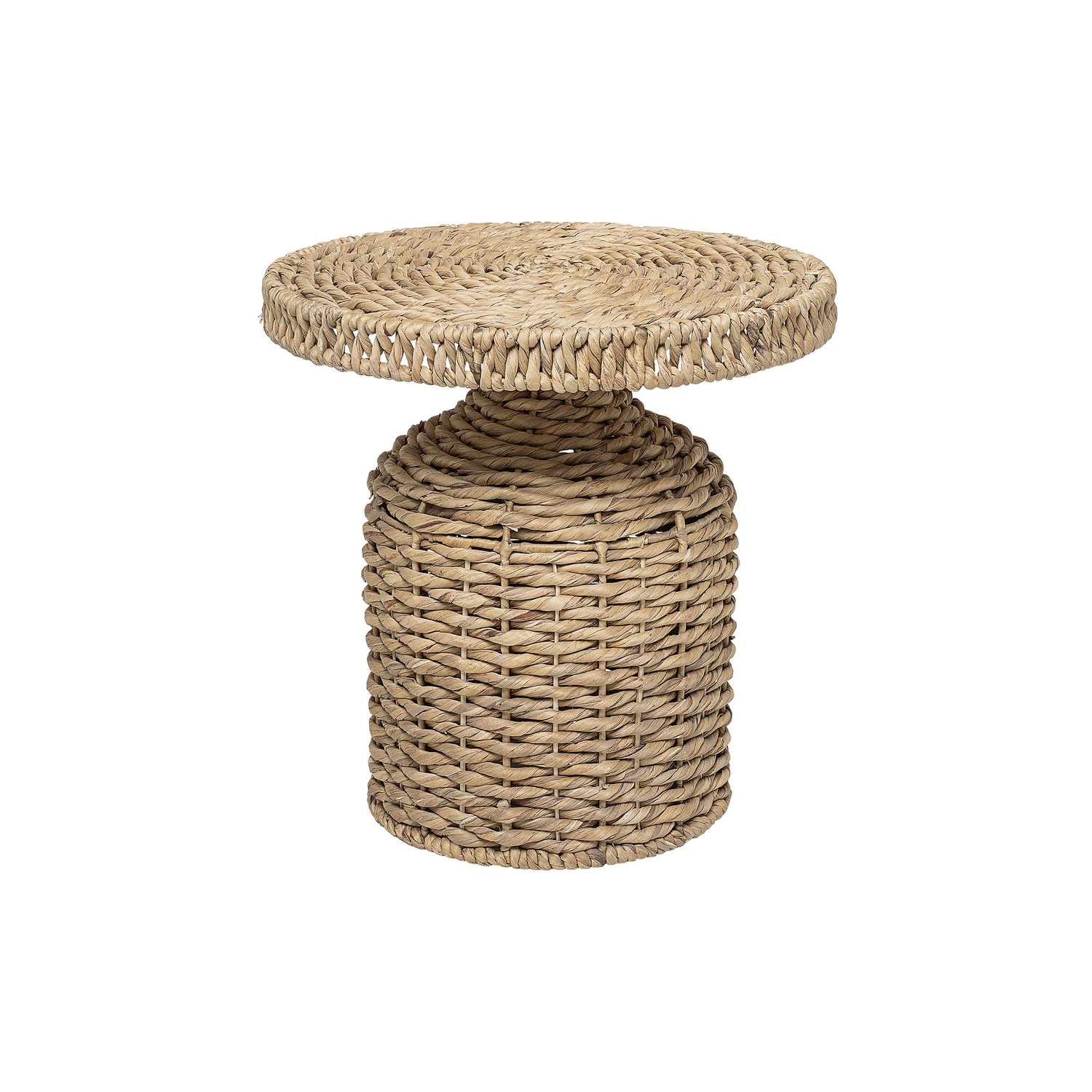 Bloomingville - End Table Rotin - Natural Wood - Water Hyacinth