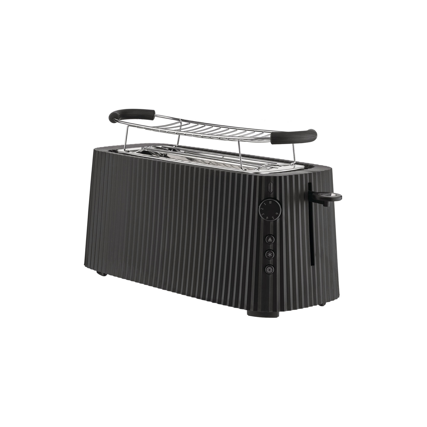 Alessi Black - Toaster Plissé - Thermoplastic Resin - Designer Michele De Lucchi